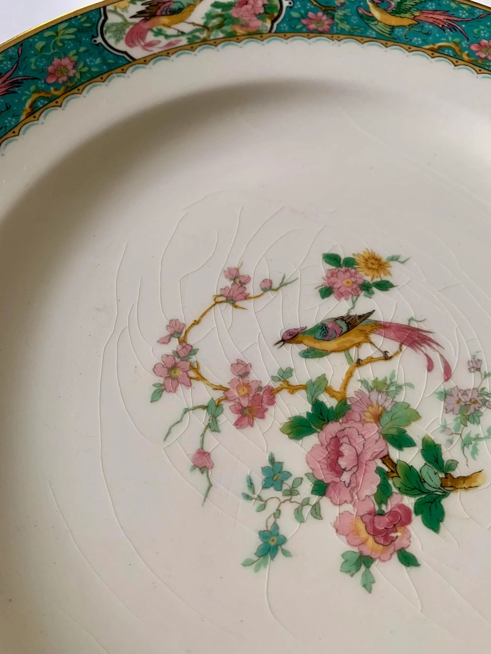 W.H.Grindley Chinoiserie Dishes C.1920's - Set of 7 - 2