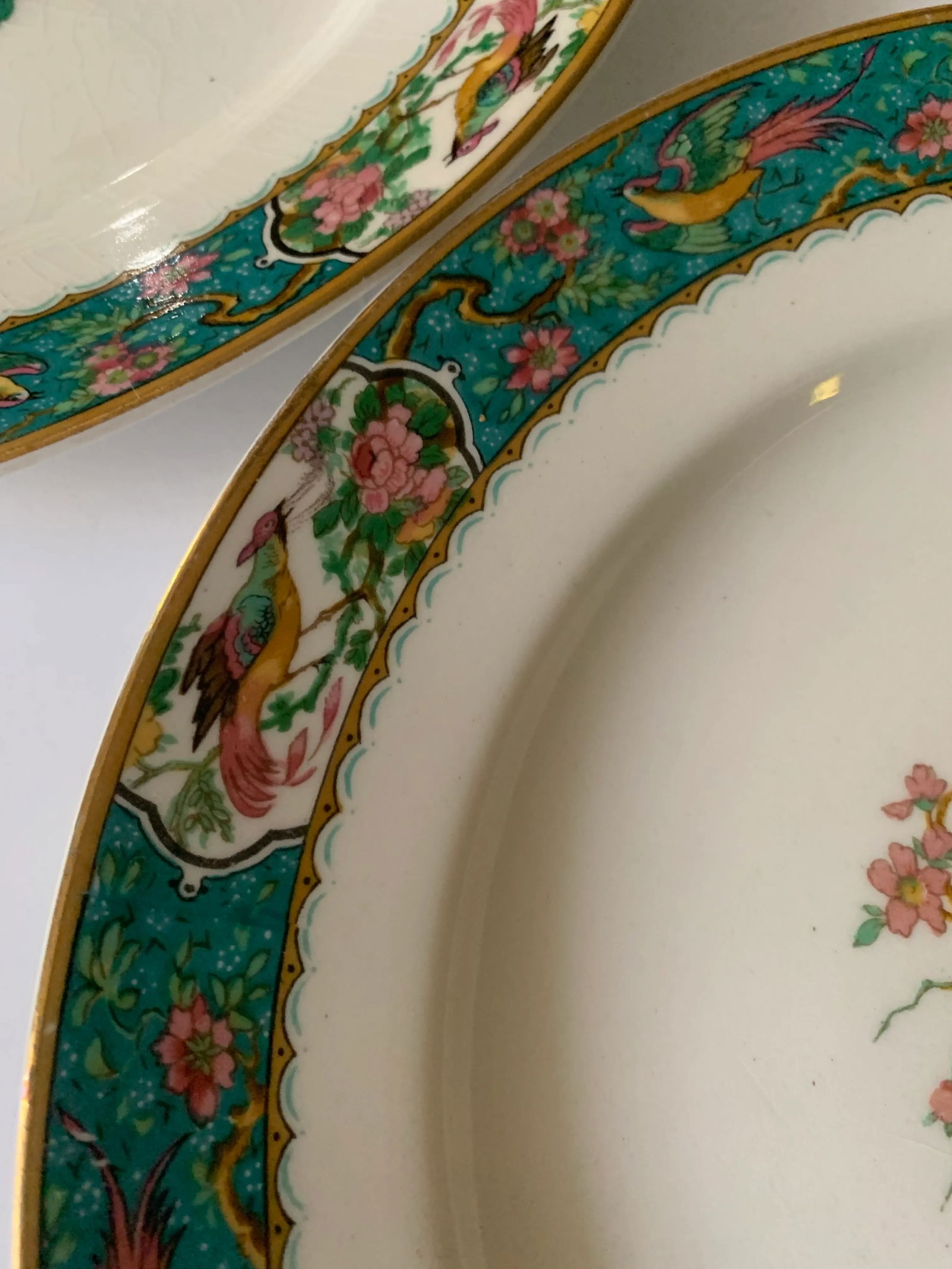 W.H.Grindley Chinoiserie Dishes C.1920's - Set of 7 - 4