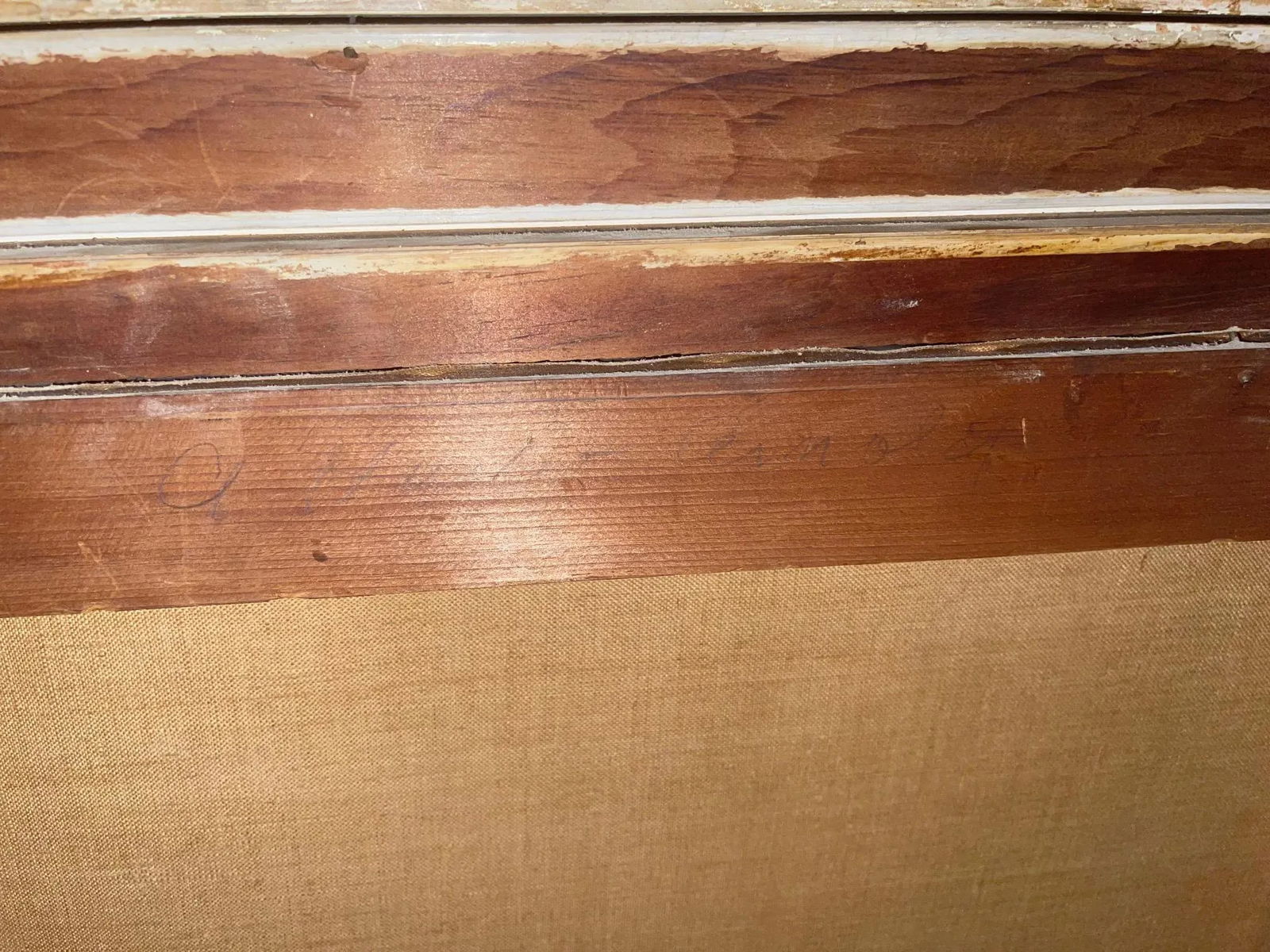 19th Century Rhode Island Still Life, Grapes and Oranges Oil Painting, Framed - 7