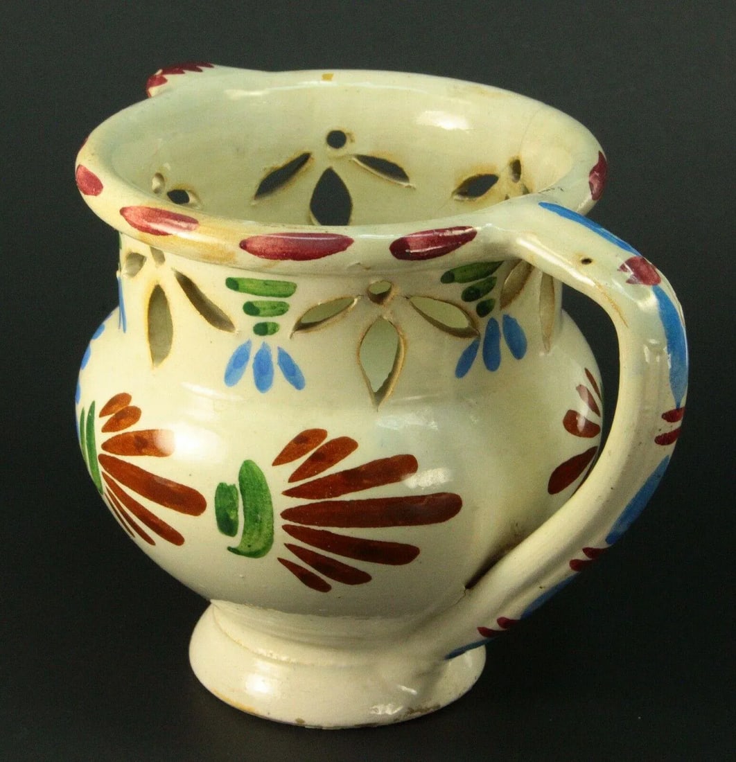18th/19th Century Italian Faience Puzzle Jug - 6