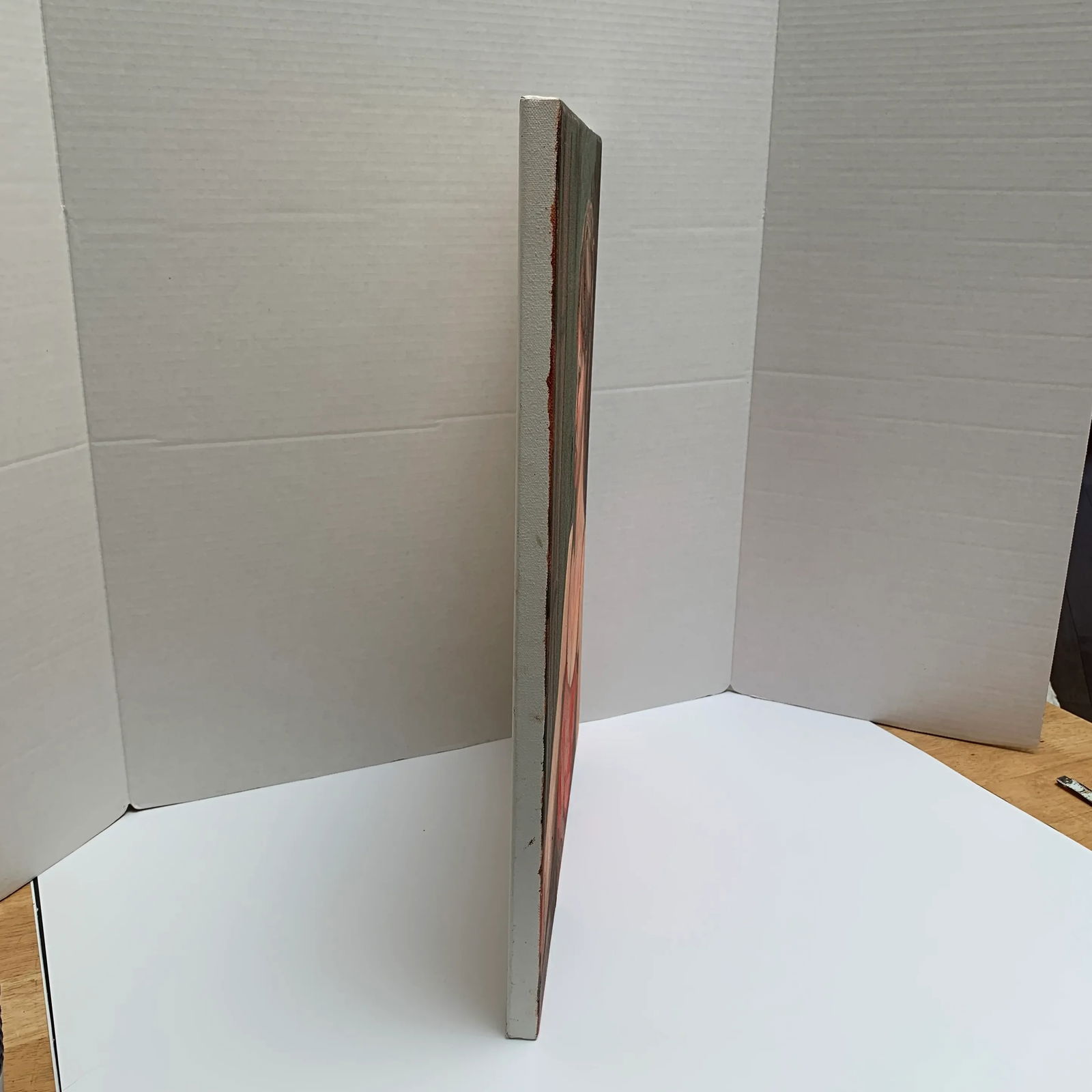 Vintage Original Portrait Painting of a Woman by the Window - 5