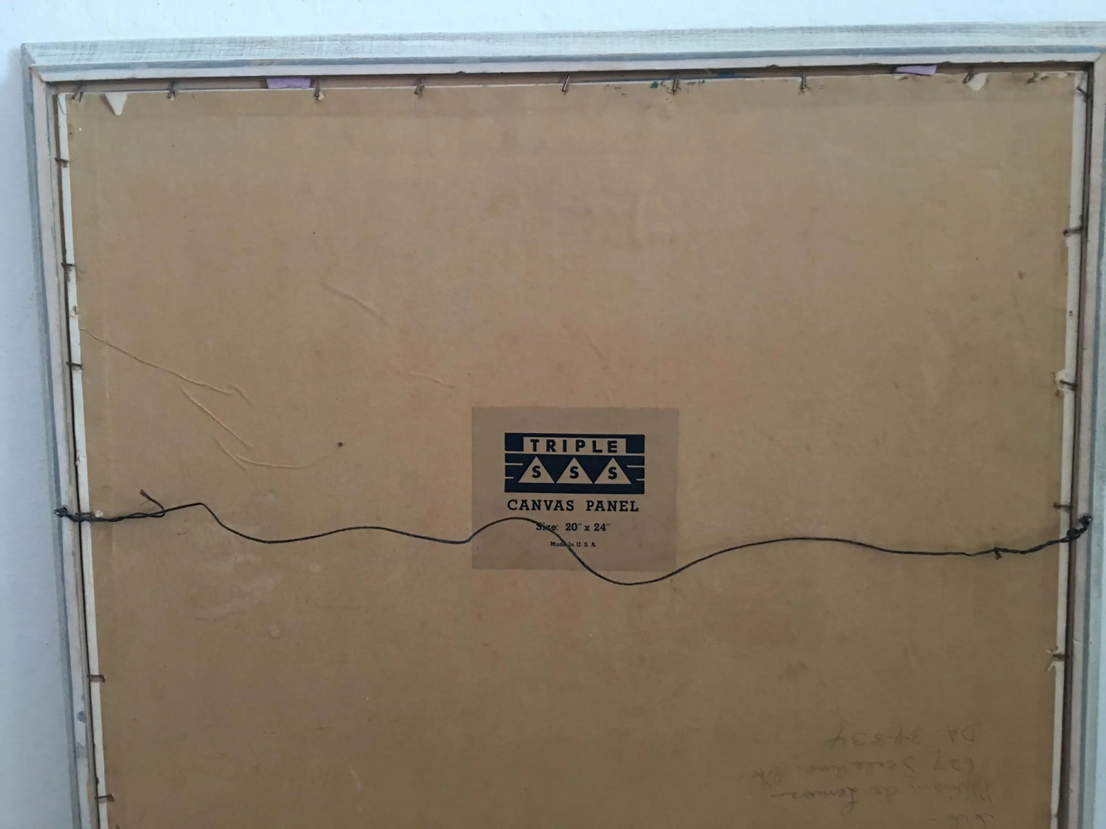 1940s Modernist Industrial Architectural Painting by Miriam De Lemos, Framed - 4