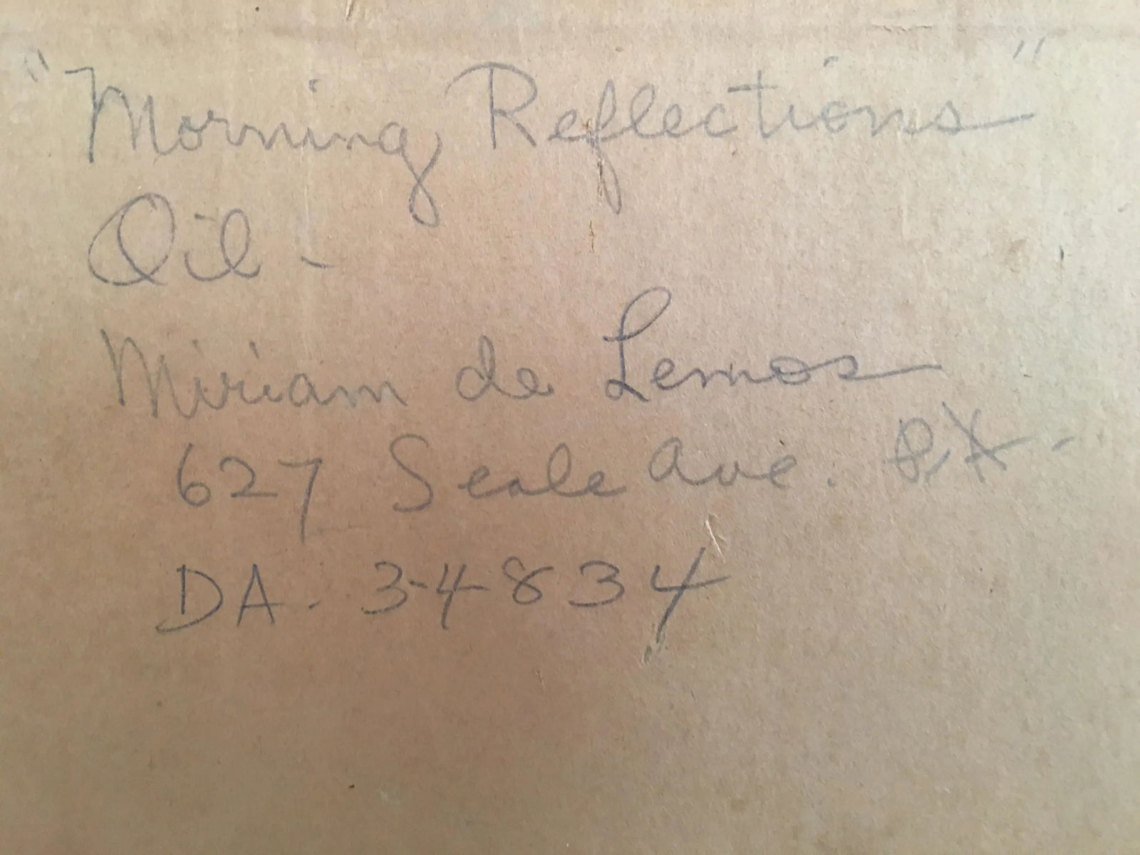 1940s Modernist Industrial Architectural Painting by Miriam De Lemos, Framed - 6