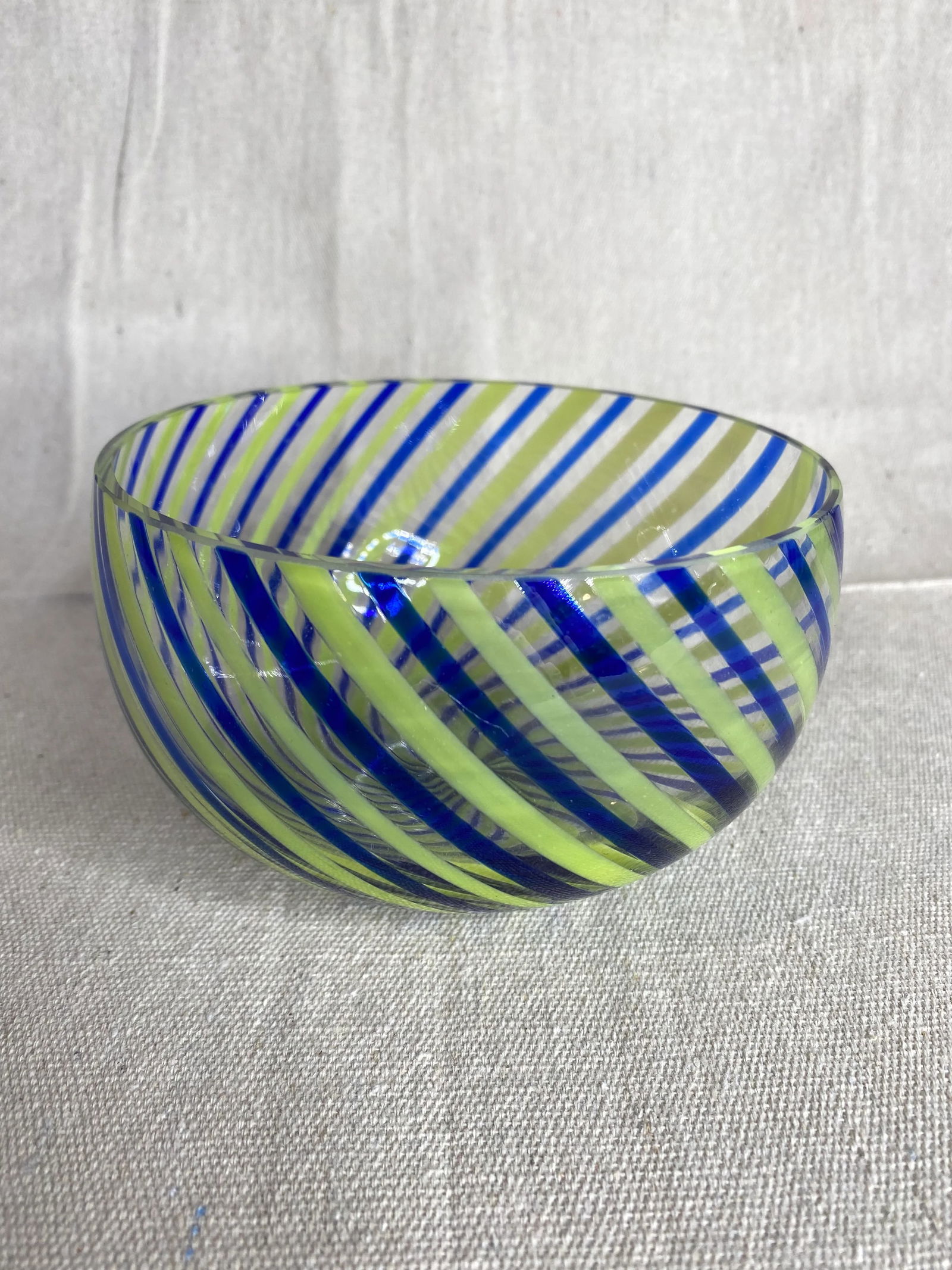 Late 20th Century Venini Style Art Glass Bowls- Set of 6 - 4