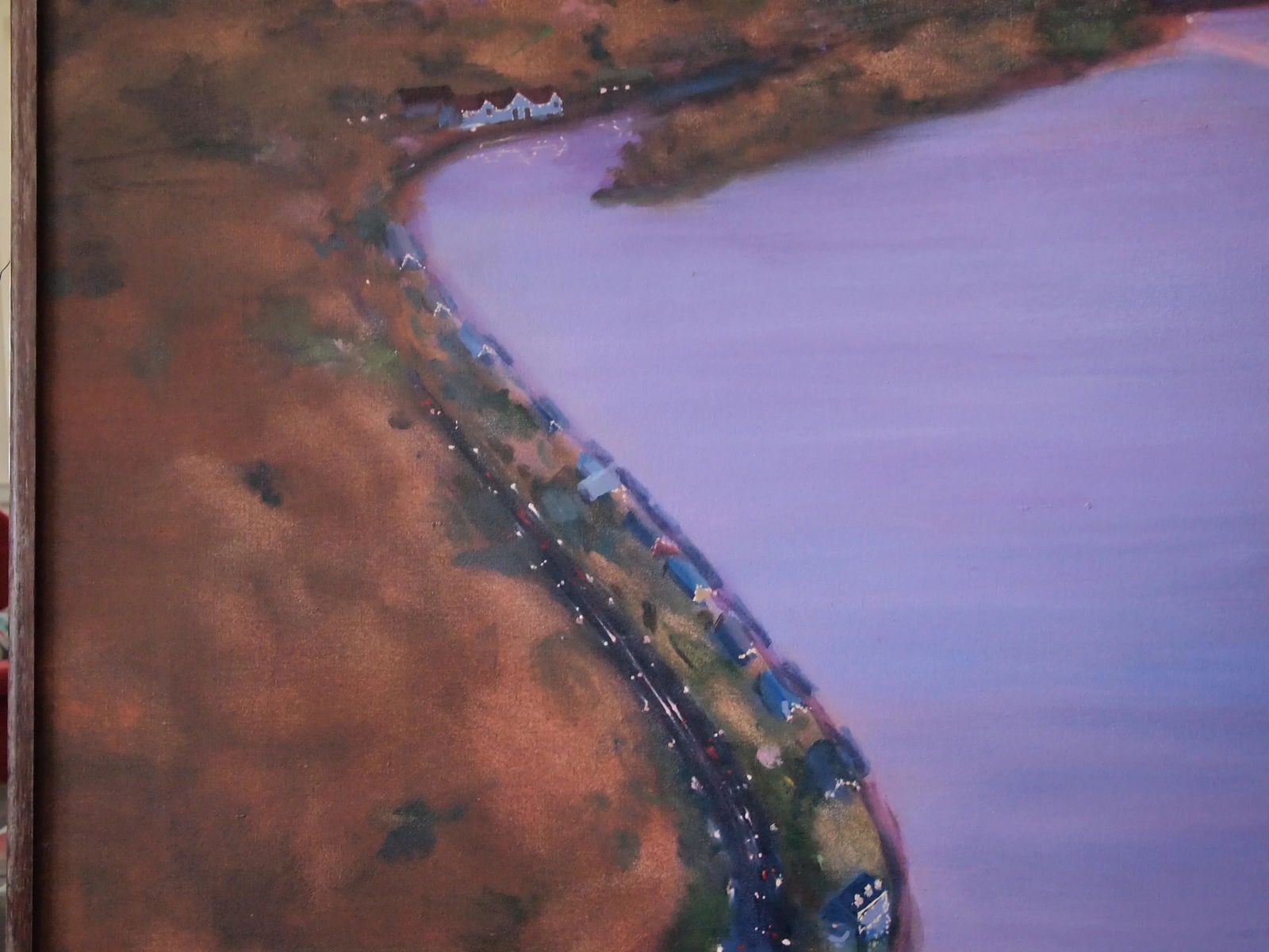 1990s Original John J. DeVlieger Philadelphia Cityscape Oil Painting, Framed - 7