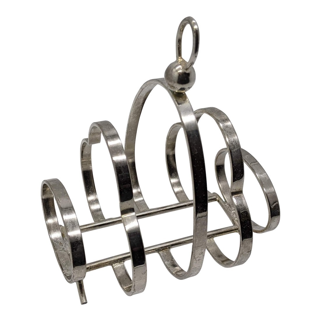 Antique SIlverplate Toast Rack or Letter Sorter Holder (1 of 4)