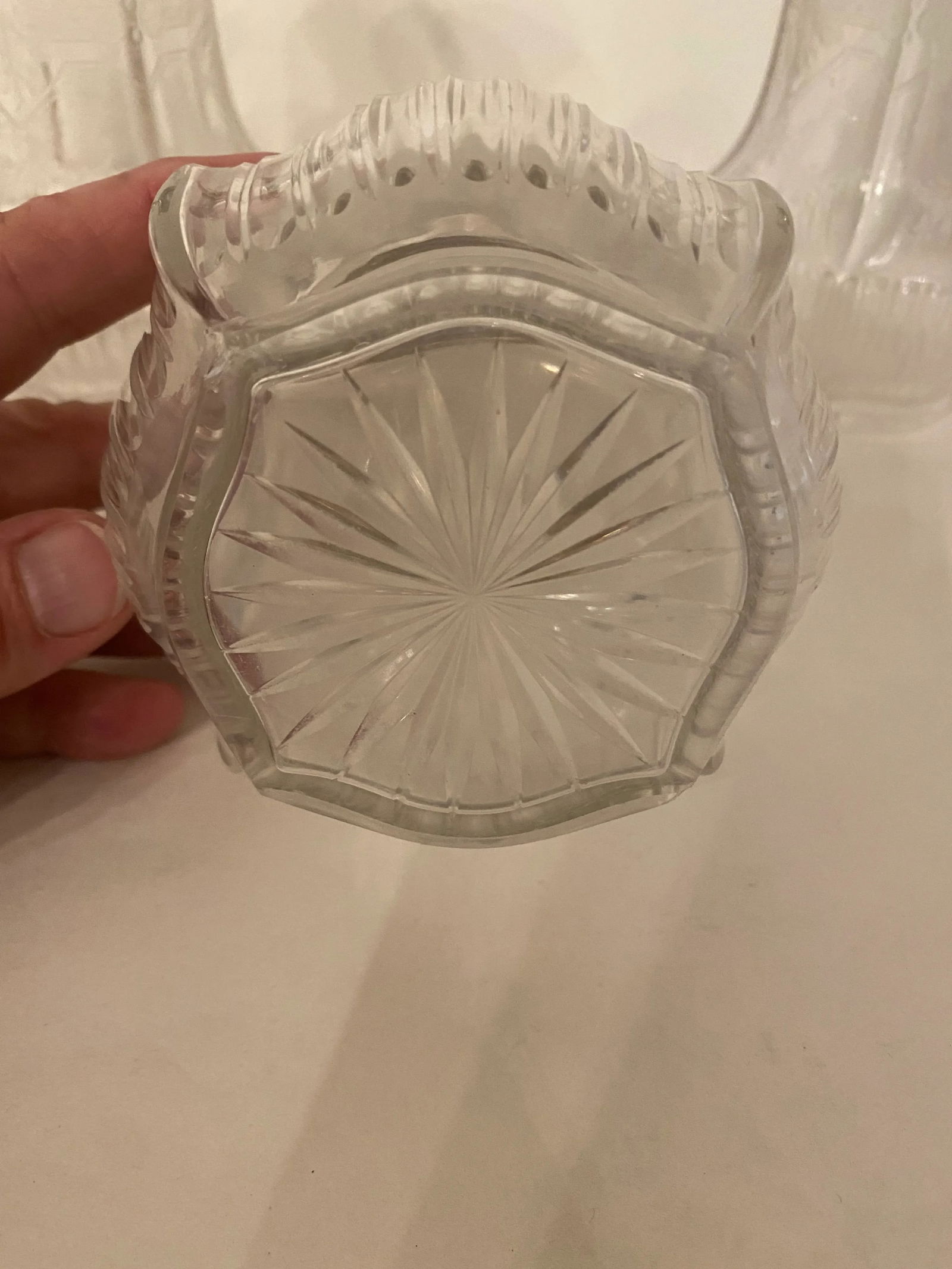 Antique Baccarat-Style Sterling and Crystal Perfume Bottles Vanity Set- 7 Pieces - 6