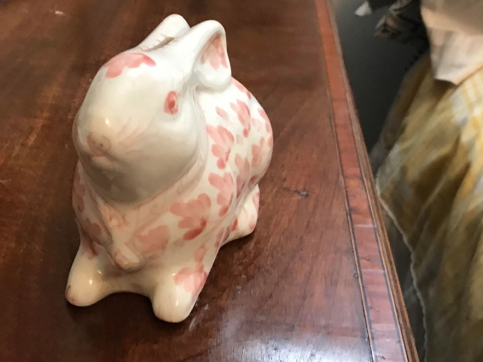 Vintage 1960s Pink Ceramic Bank - 2