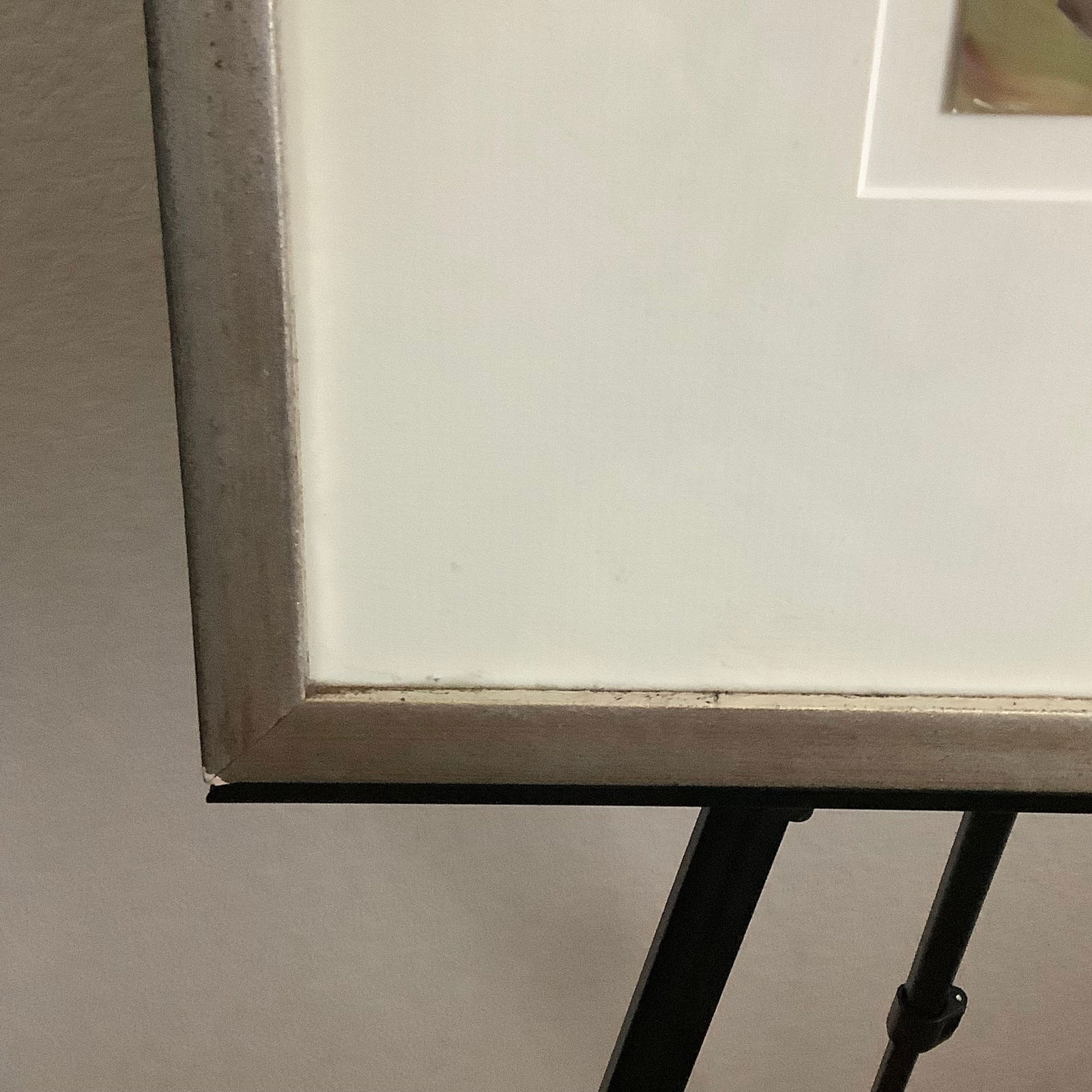 Signed Woodie Long African American Folk Art "Abstract Granny" Framed 2005 Painting - 8