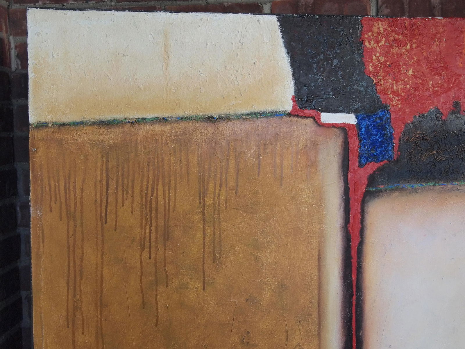 Late 20th Century "Becoming 2" Modern Abstract Oil Painting by Agus - 3