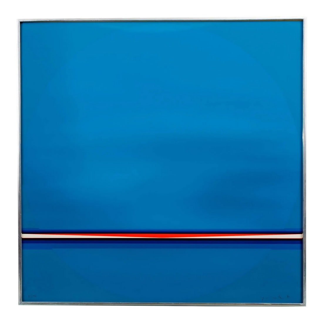 1970s "Sonnenzyklus Kalender" Abstract Silkscreen by Lothar Quinte: Lothar Quinte abstract silkscreen, "Sonnenzyklus Kalender," original edition 81/100 Signed in pencil, Quinte,'71. Photographer's reflection in last image, (not included). Lothar Quinte was a German ar