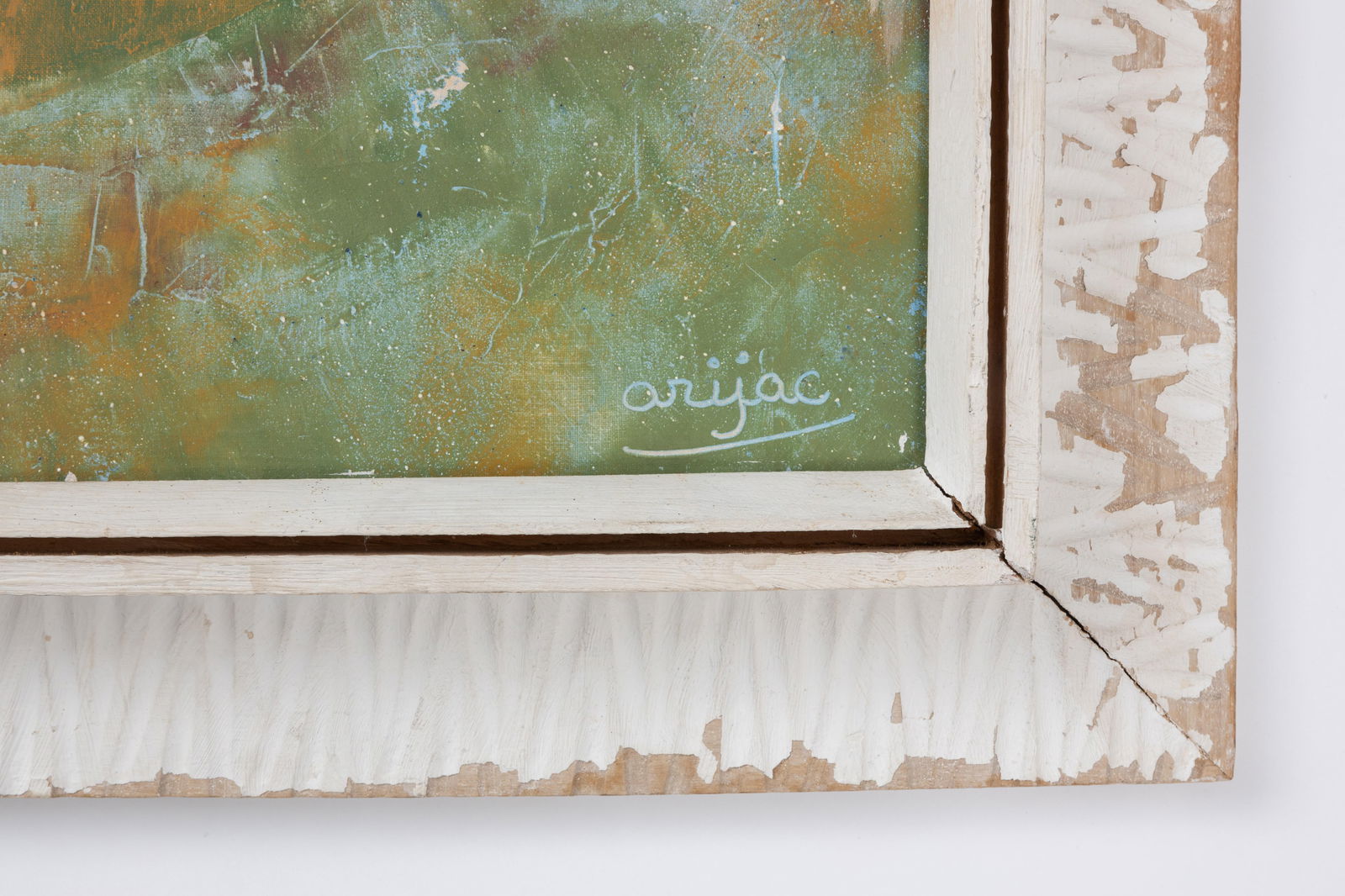 1960s "La Ratroche" Haitian Giclee Painting Signed Arijac - 6