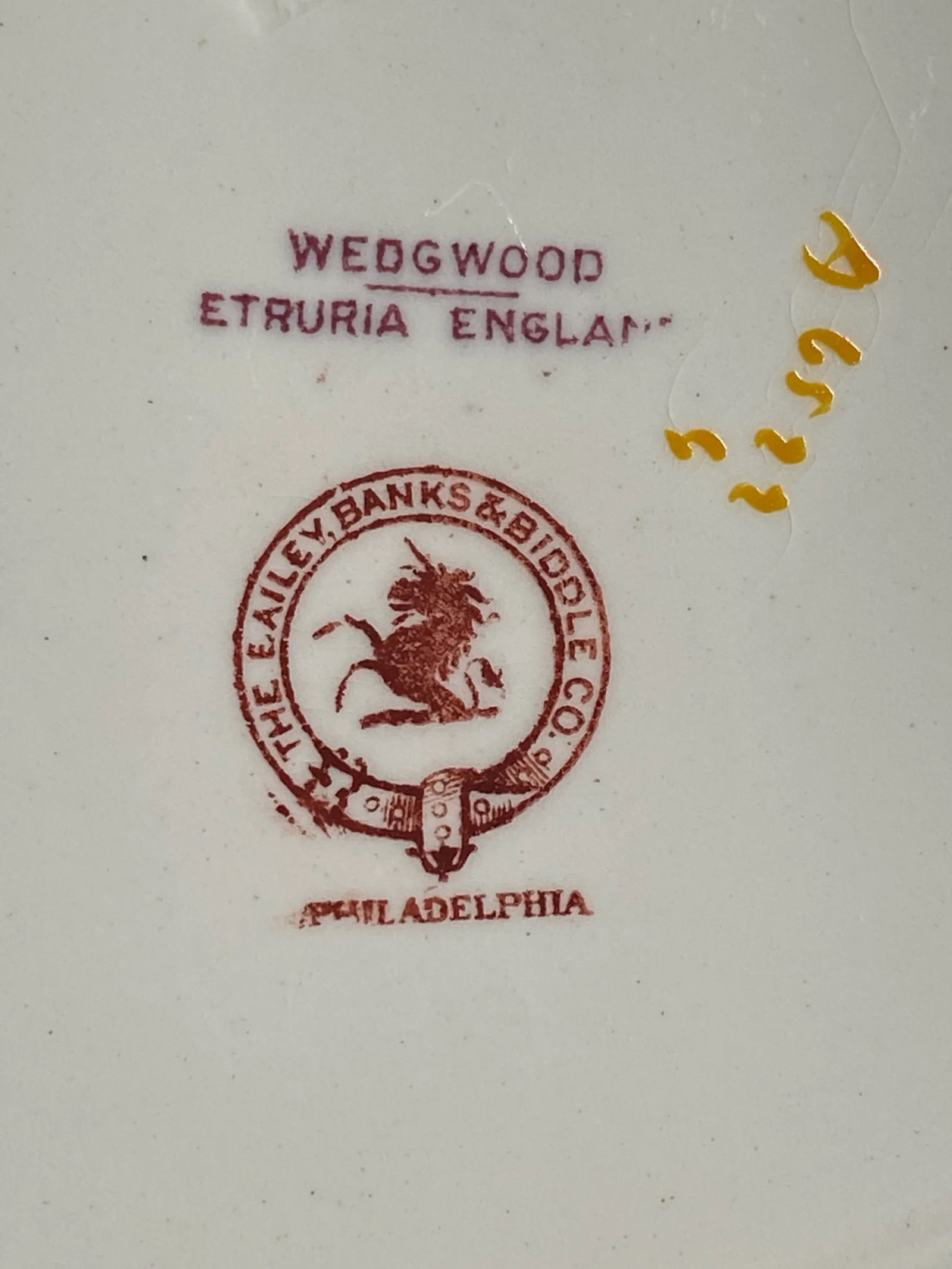 Antique Set of 12 Wedgwood Hand -Painted Plates - 4