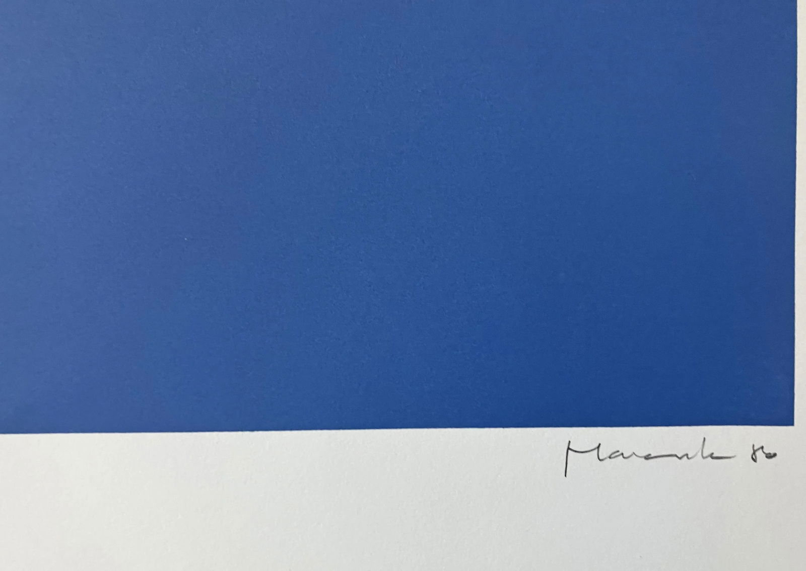 1980s "Bermuda Triangle" Jean-Marie Haesle Abstract Geometric Signed and Numbered Serigraph - 3