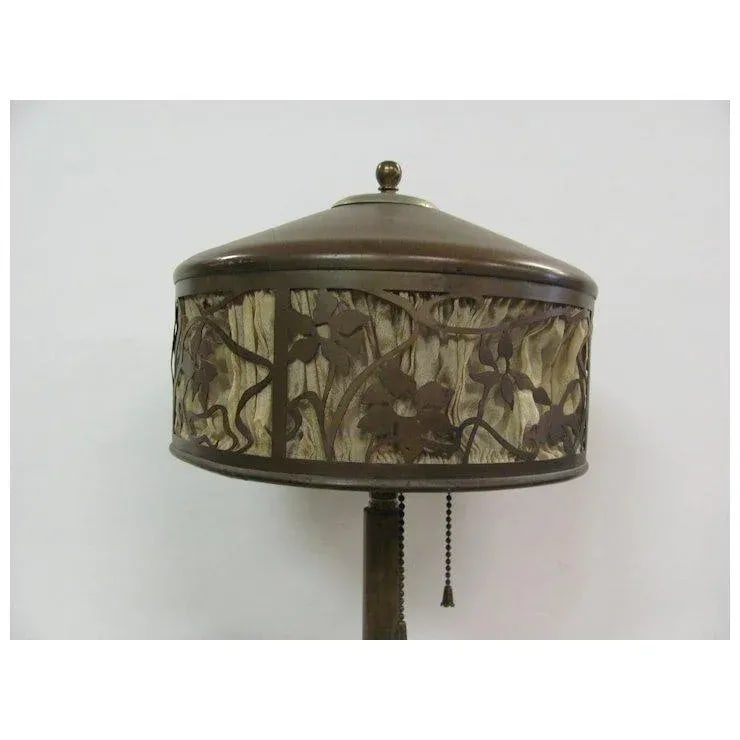 1910s Heinz Bronze Lamps And Silver - 4