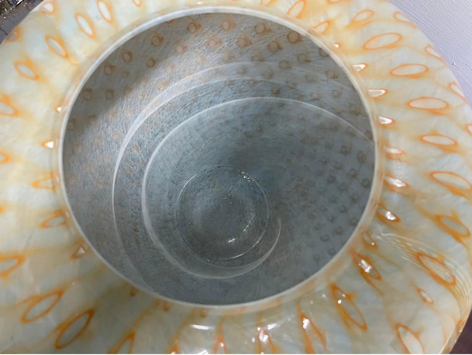 Large Italian Murano Vase Attributed to Barovier E Toso - 3