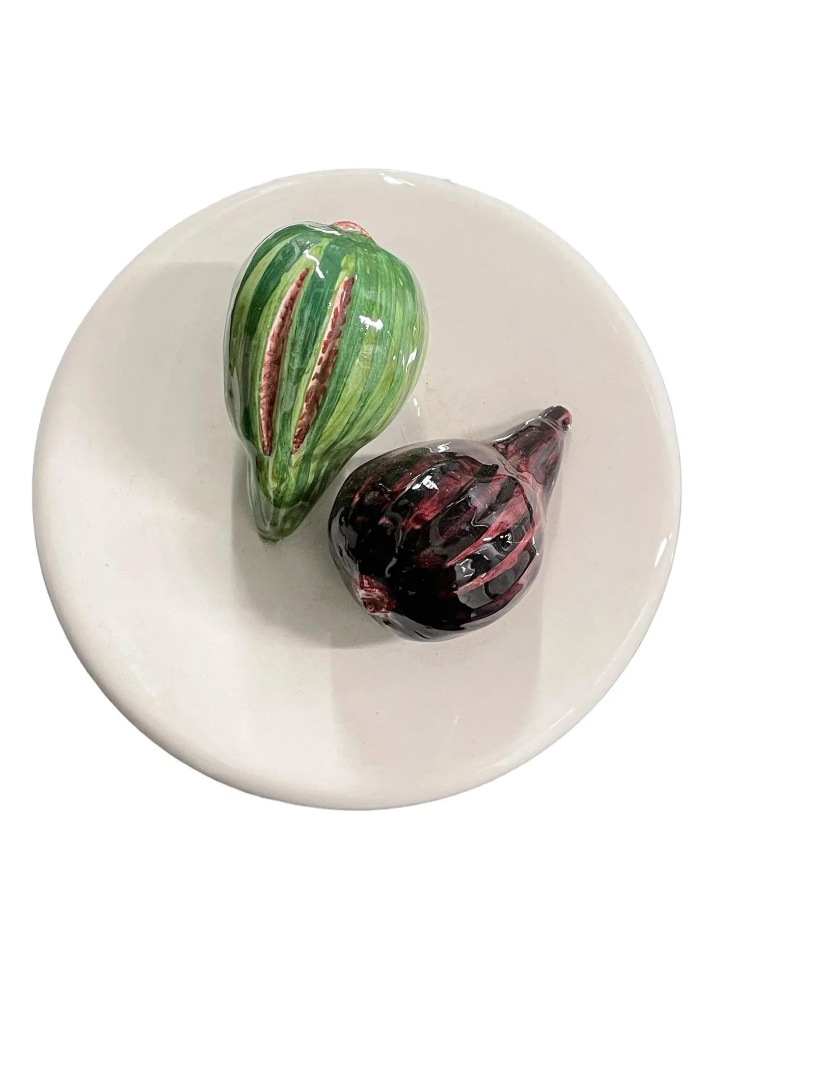 1960s Tiffany and Co. Ceramic Fig Lidded Box - 4