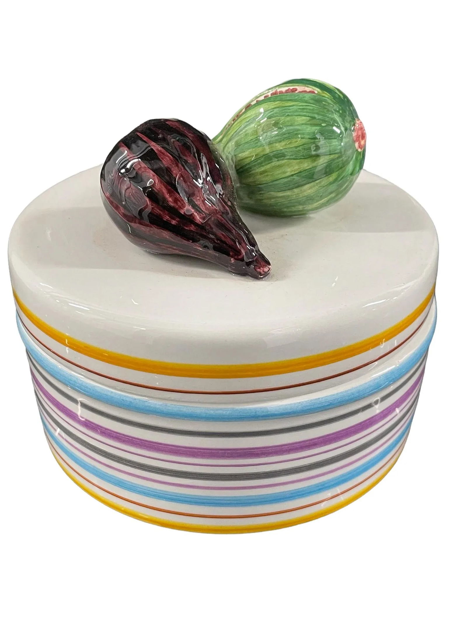 1960s Tiffany and Co. Ceramic Fig Lidded Box - 7