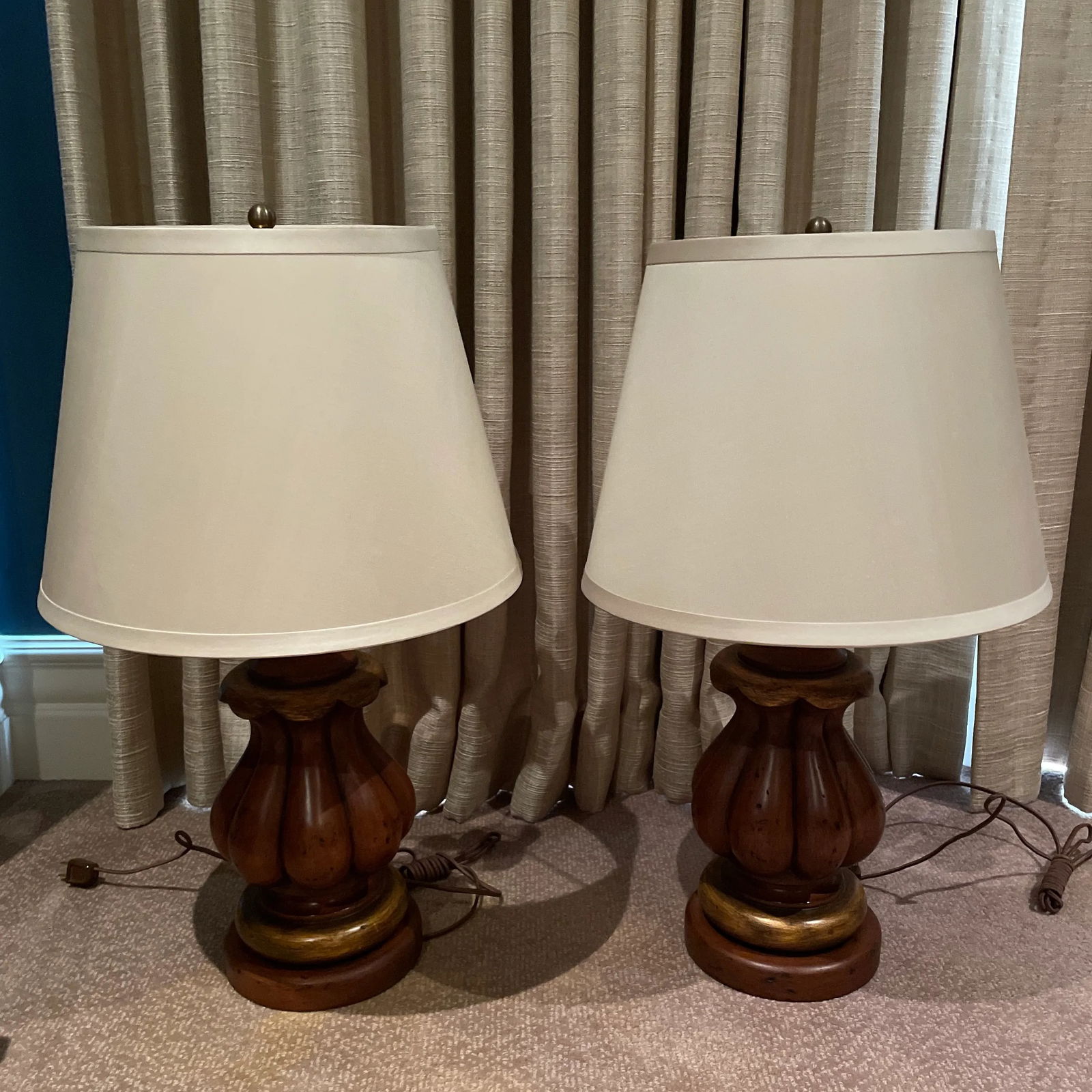 Nancy Corzine Trevi Lamp and Silk Shade - Set of 2 - 9
