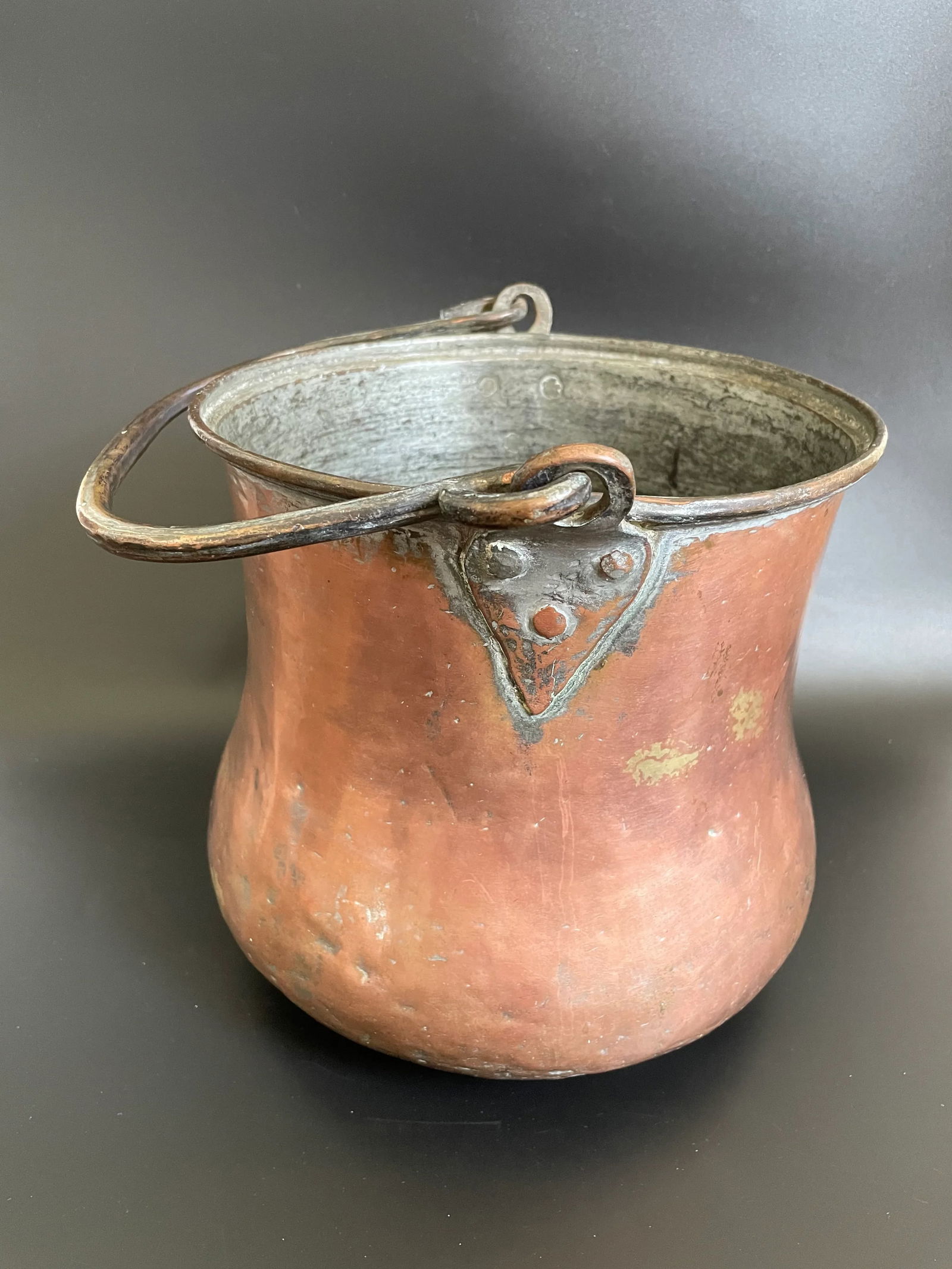 Antique 19th Century Persian Tinned Copper Cauldron - 4