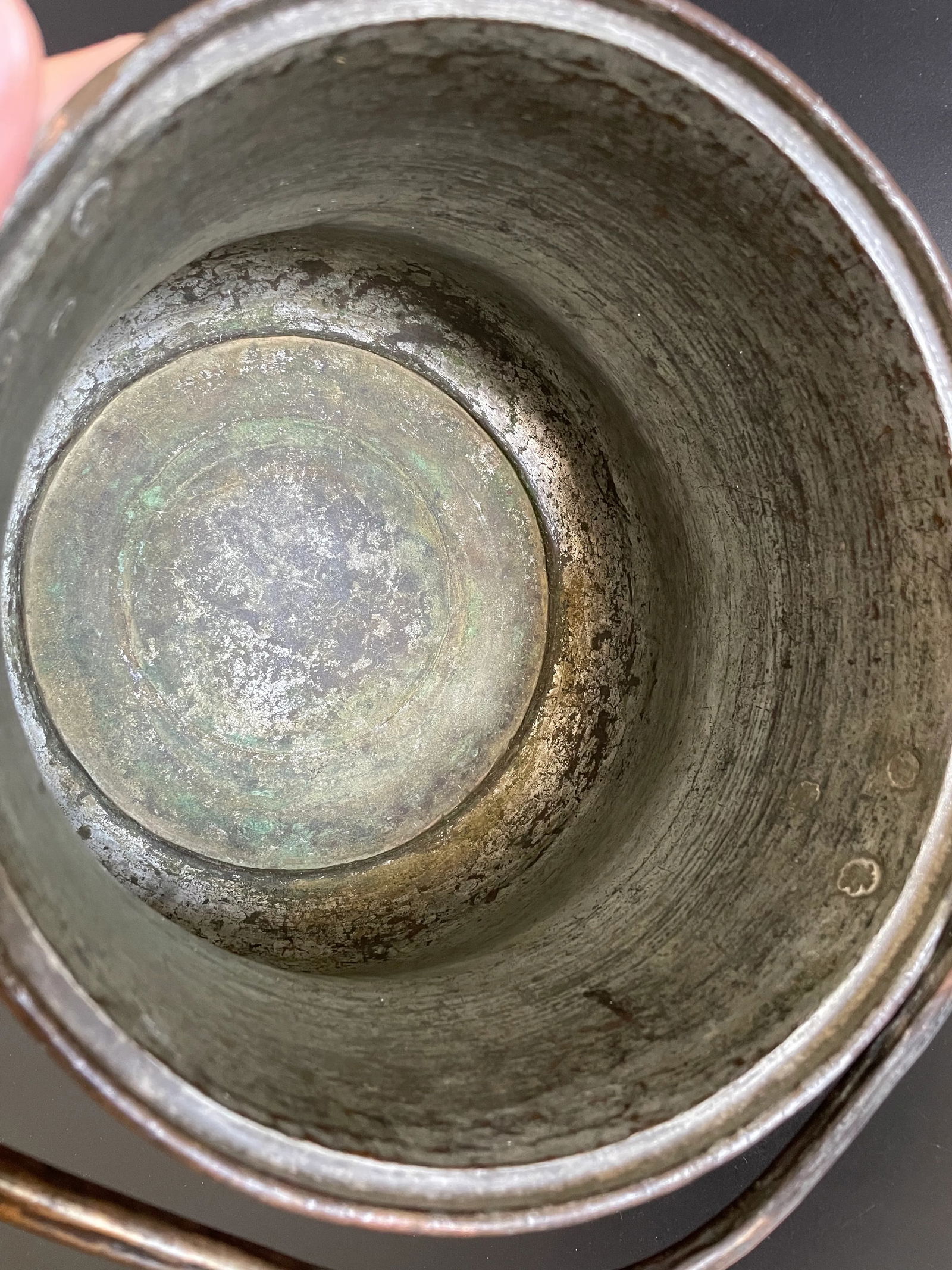 Antique 19th Century Persian Tinned Copper Cauldron - 6