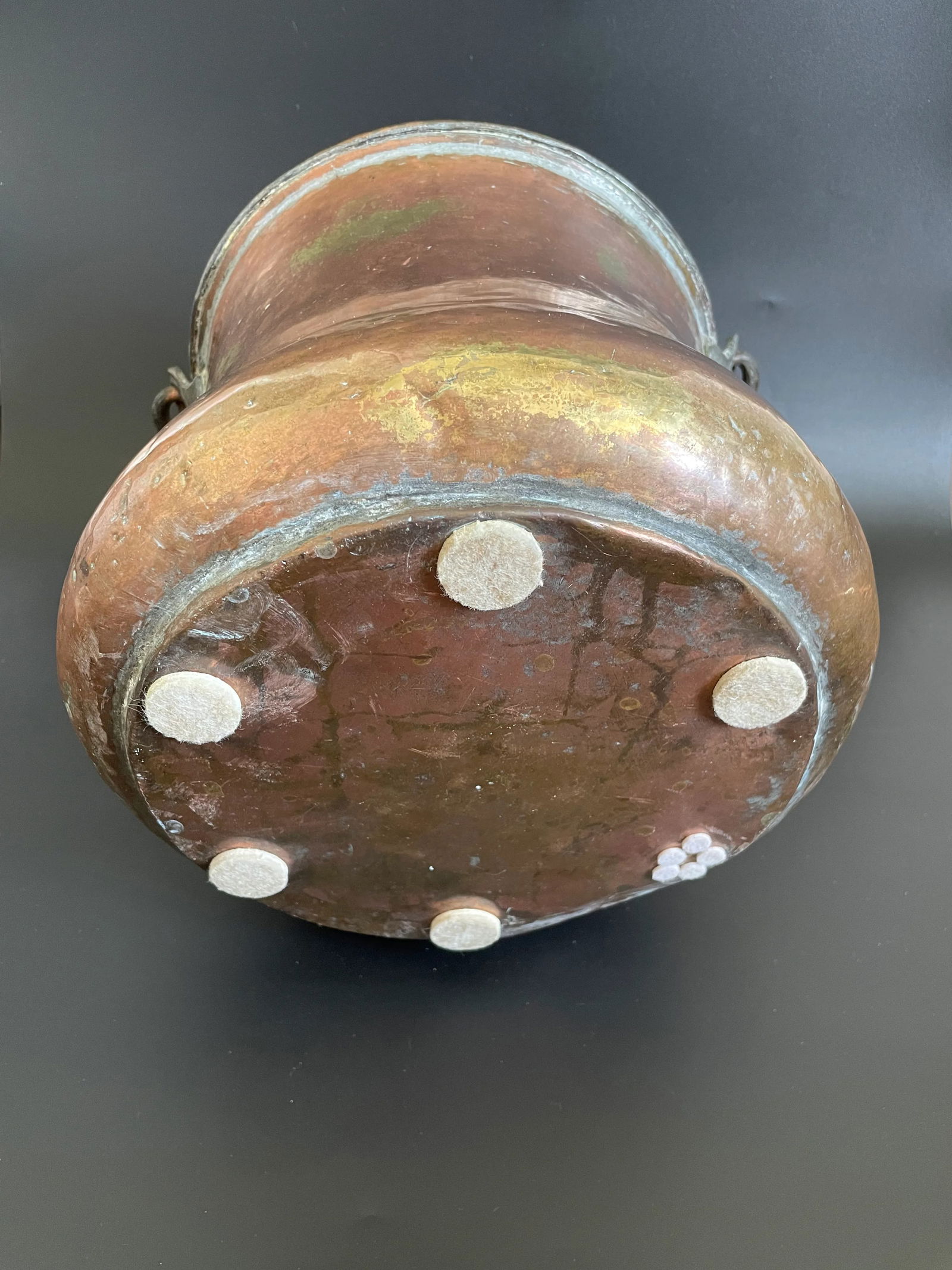 Antique 19th Century Persian Tinned Copper Cauldron - 7