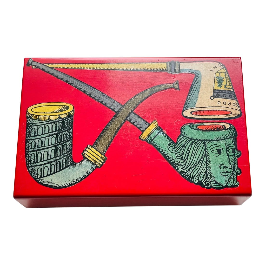 Piero Fornasetti Surrealist Box With Pipes (1 of 11)