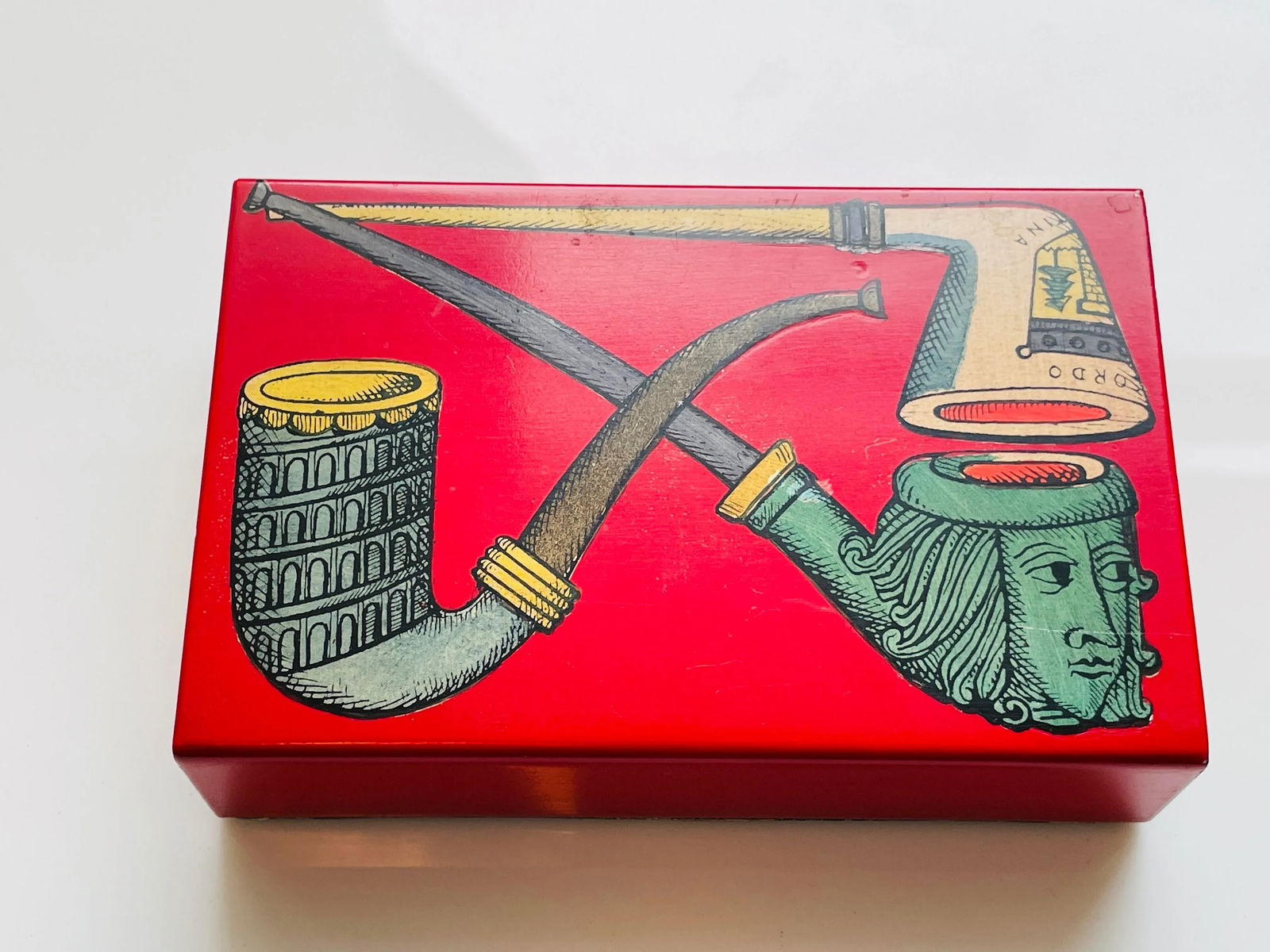 Piero Fornasetti Surrealist Box With Pipes - 2