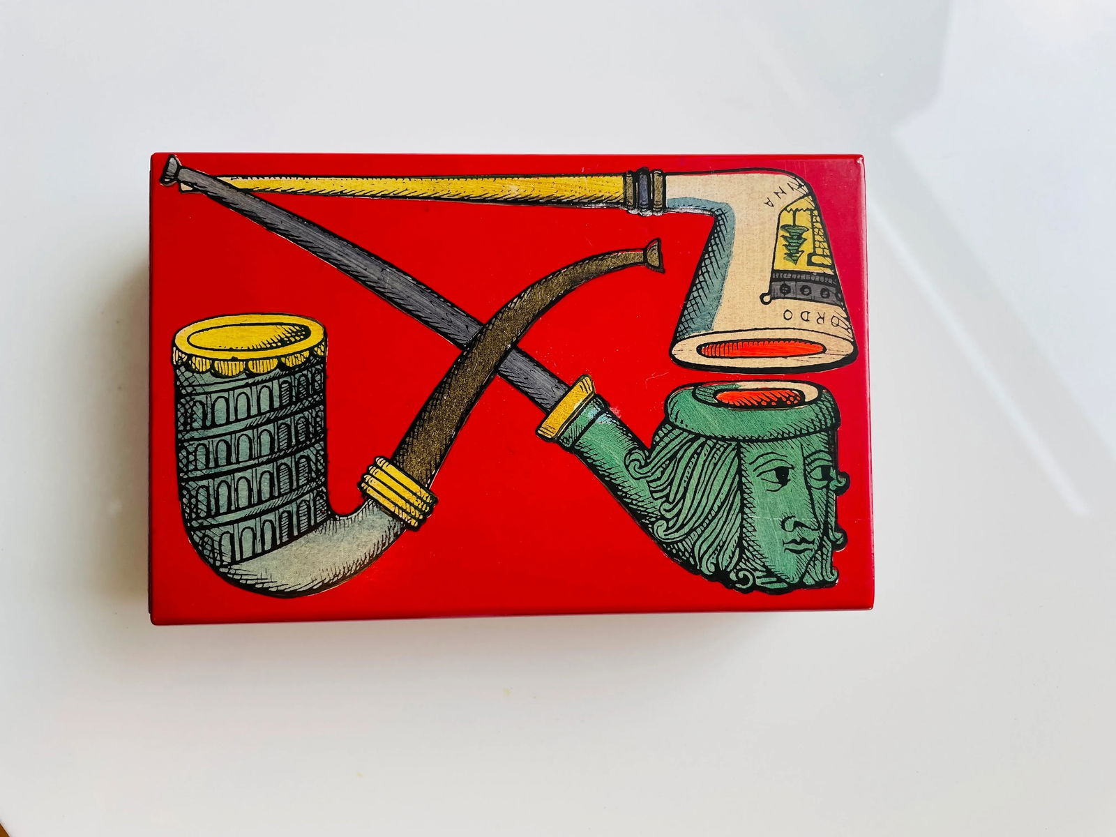 Piero Fornasetti Surrealist Box With Pipes - 3