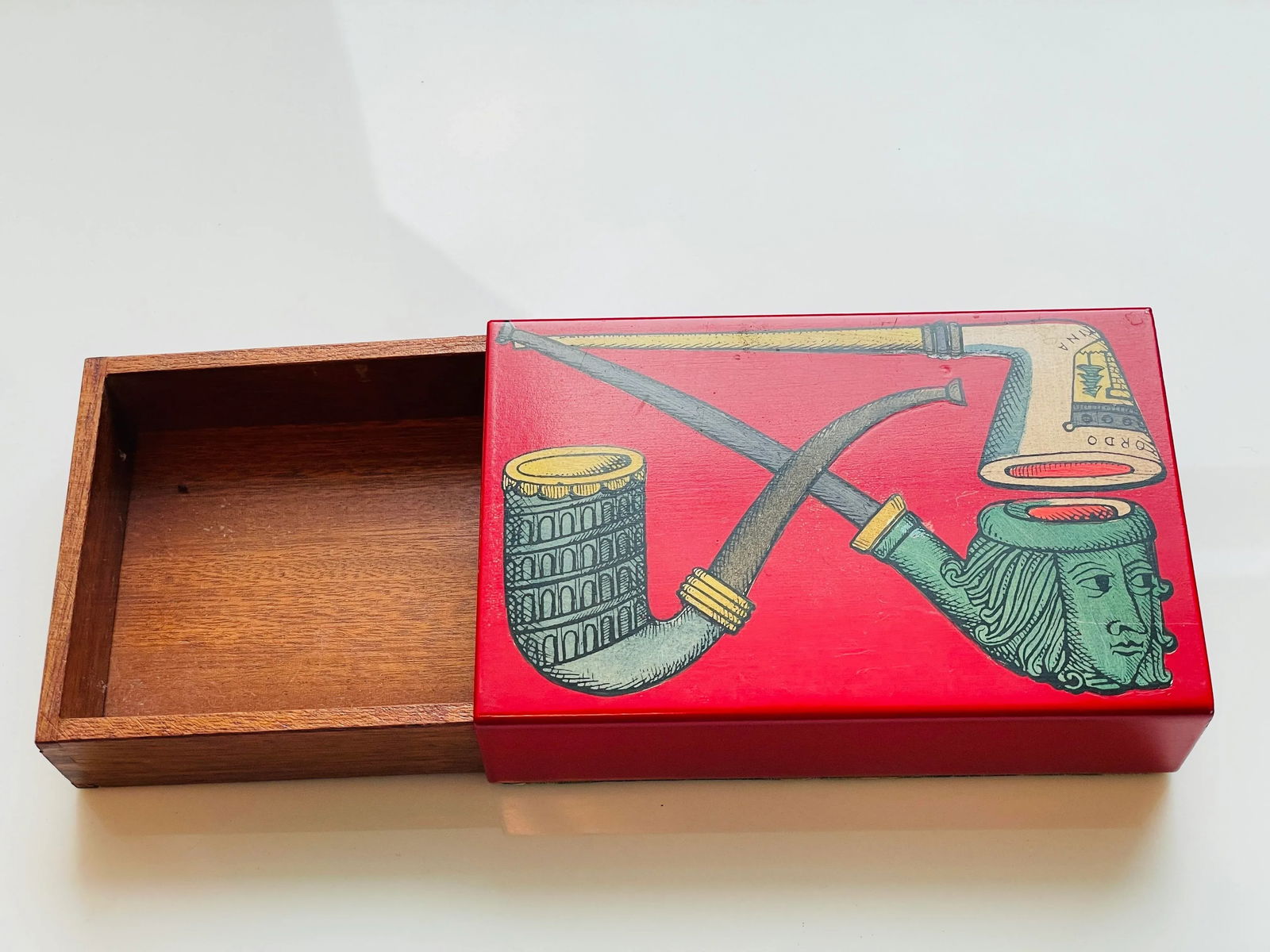 Piero Fornasetti Surrealist Box With Pipes - 4