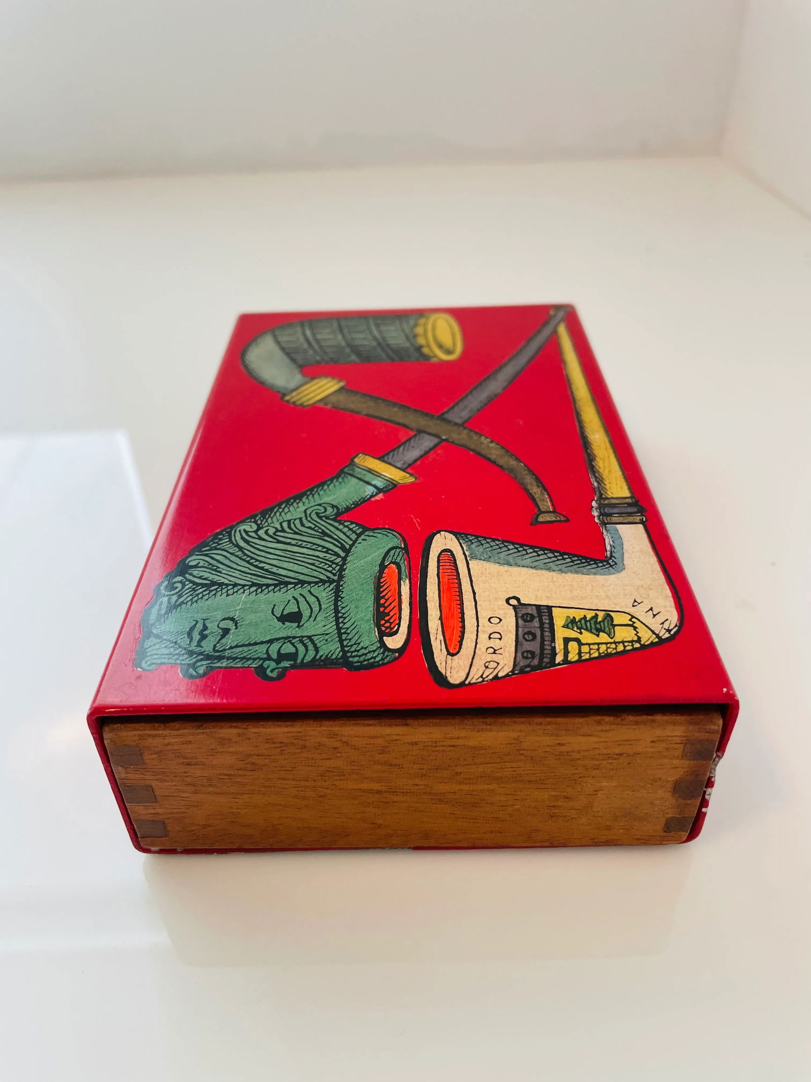 Piero Fornasetti Surrealist Box With Pipes - 8