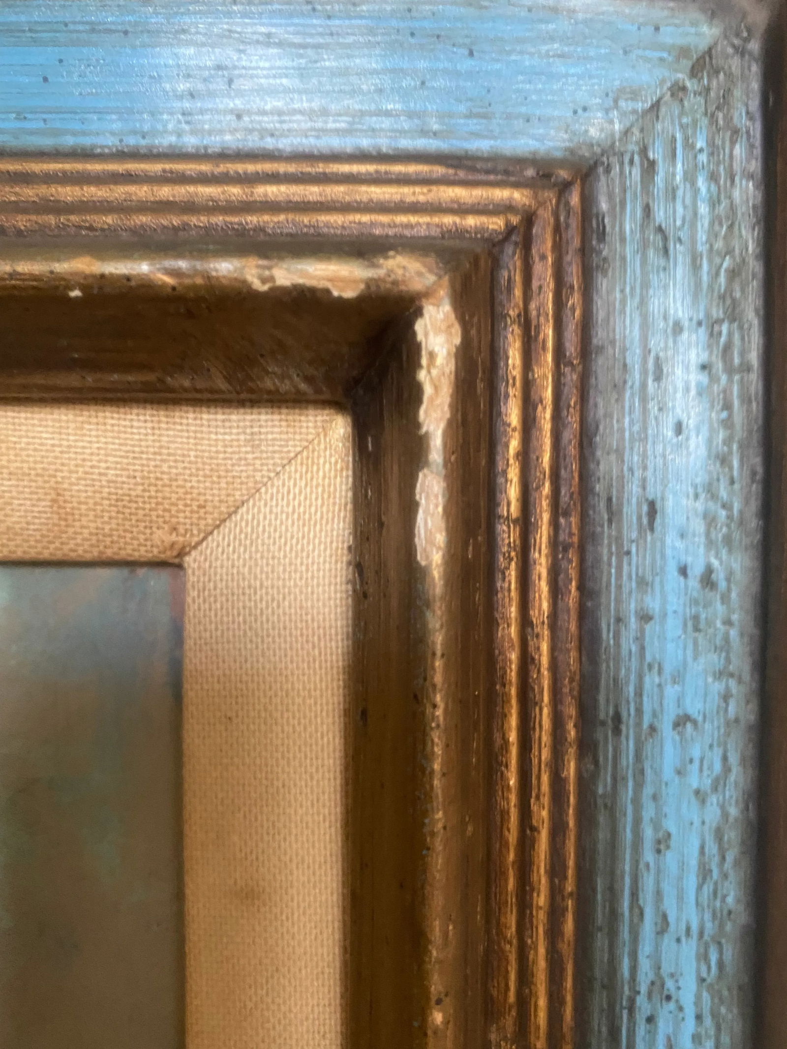 Vintage Boho Impressionist Oil Painting of Mother and Child by Florence Purdun 1986 - 5