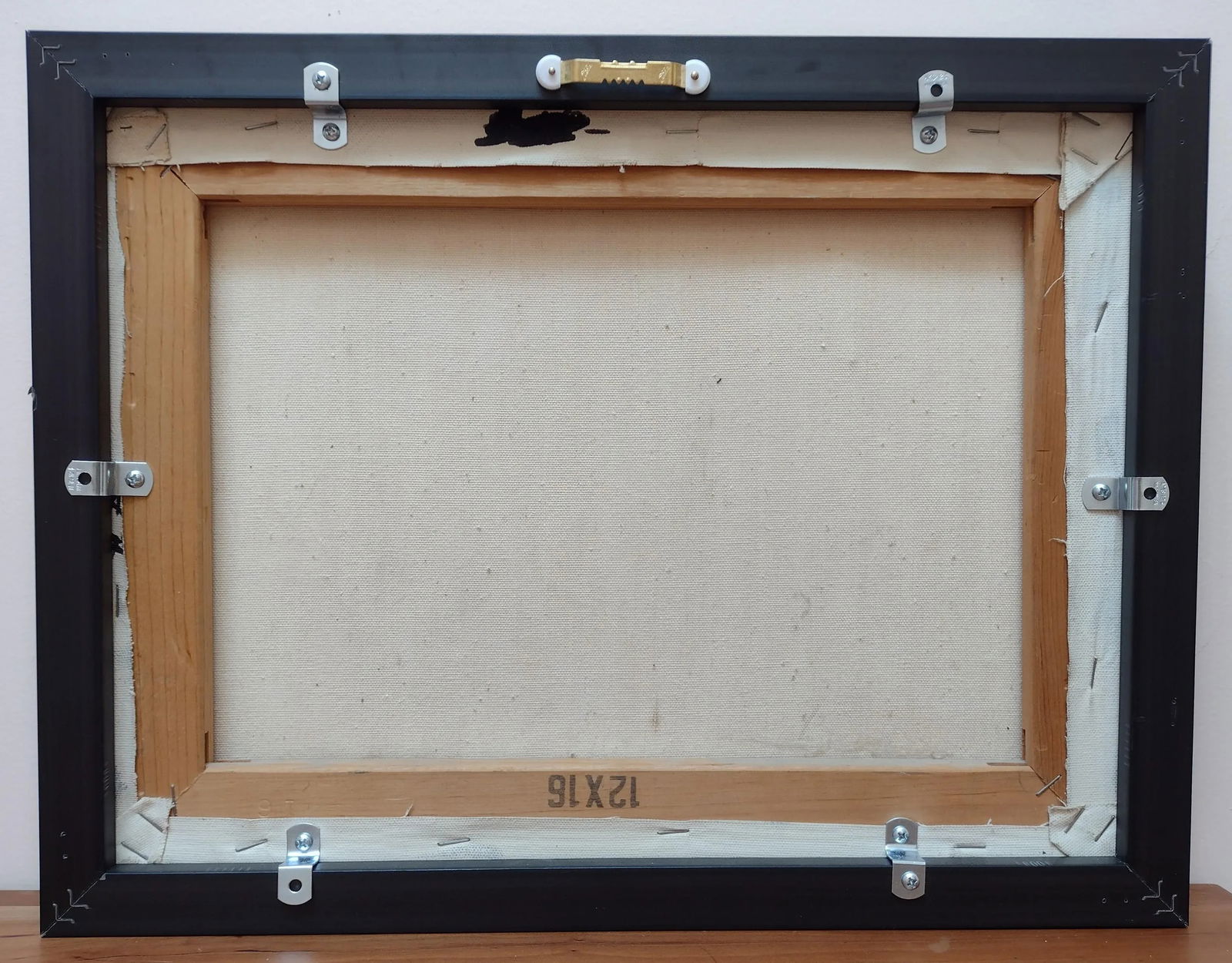 Vintage Impressionist Landscape Snowy Mountains Woods Acrylic on Canvas Framed 12x16 - 9