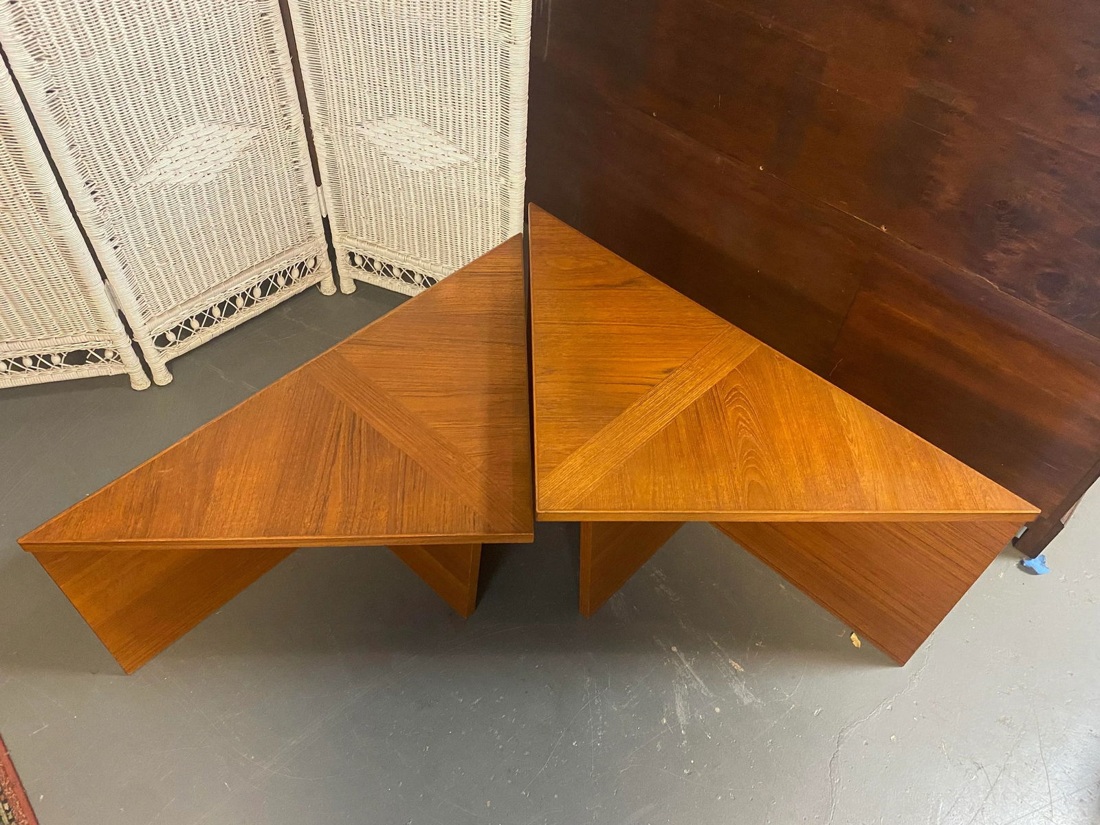 Mid 20th Century Danish Modern Laurits M. Larsen Teak Side Tables - a Pair - 2