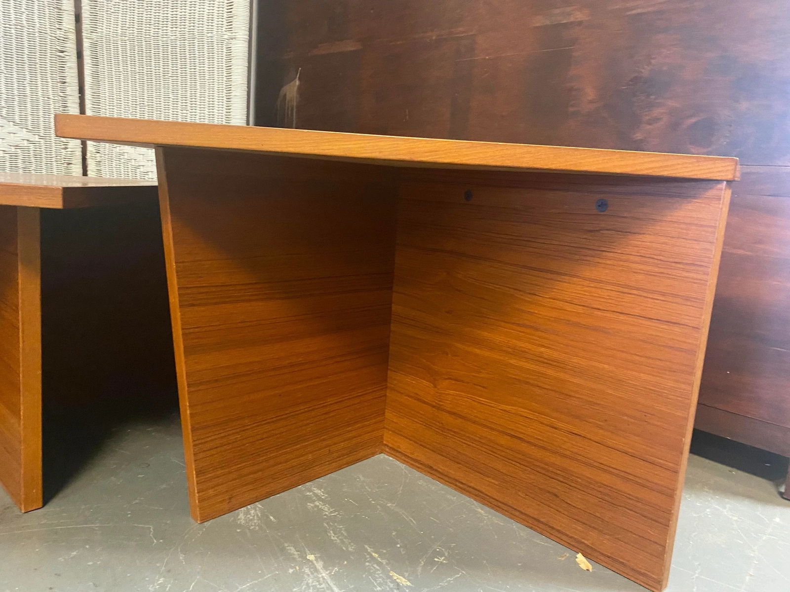 Mid 20th Century Danish Modern Laurits M. Larsen Teak Side Tables - a Pair - 5