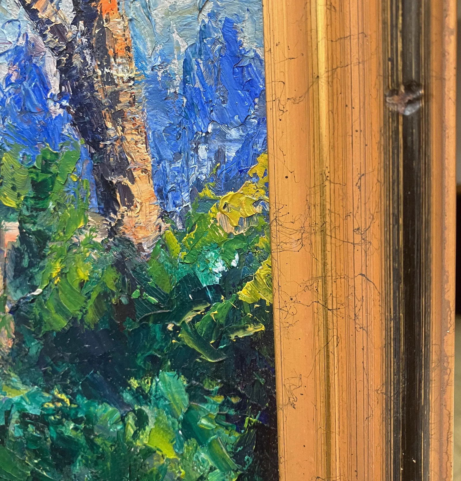 Mid 20th Century Carl Thorp California Landscape Oil Painting on Canvas - 8