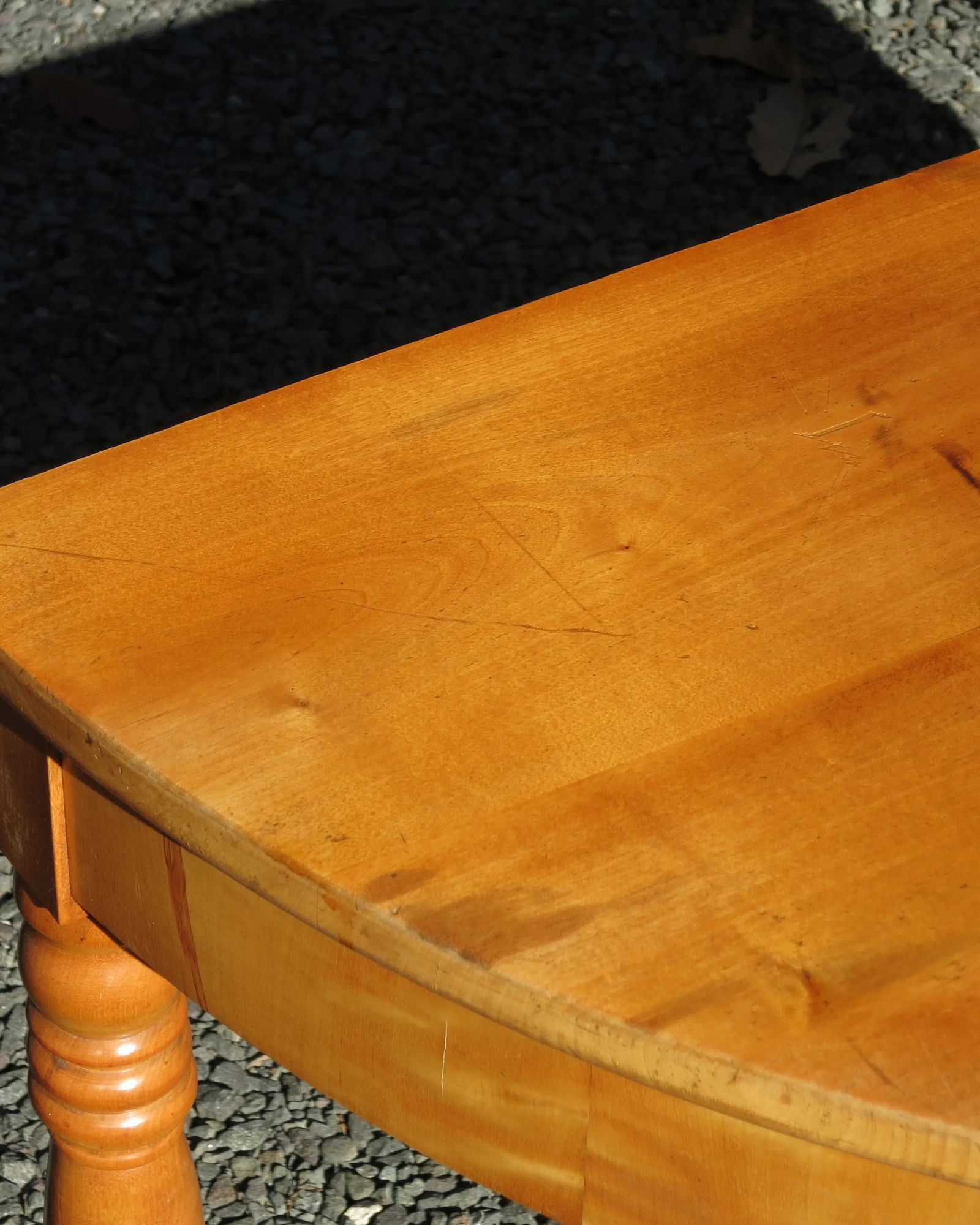 Mid 20th Century Pair of Pine Demi Lune Tables - 10