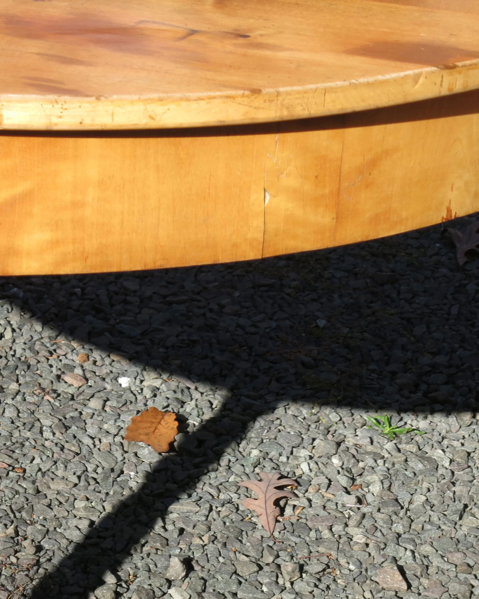 Mid 20th Century Pair of Pine Demi Lune Tables - 5