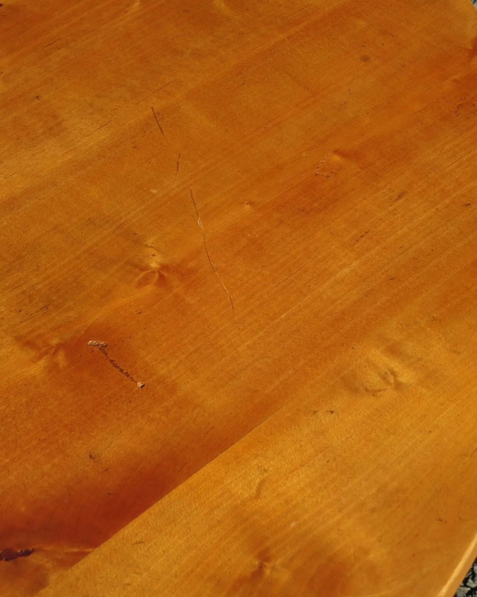 Mid 20th Century Pair of Pine Demi Lune Tables - 8