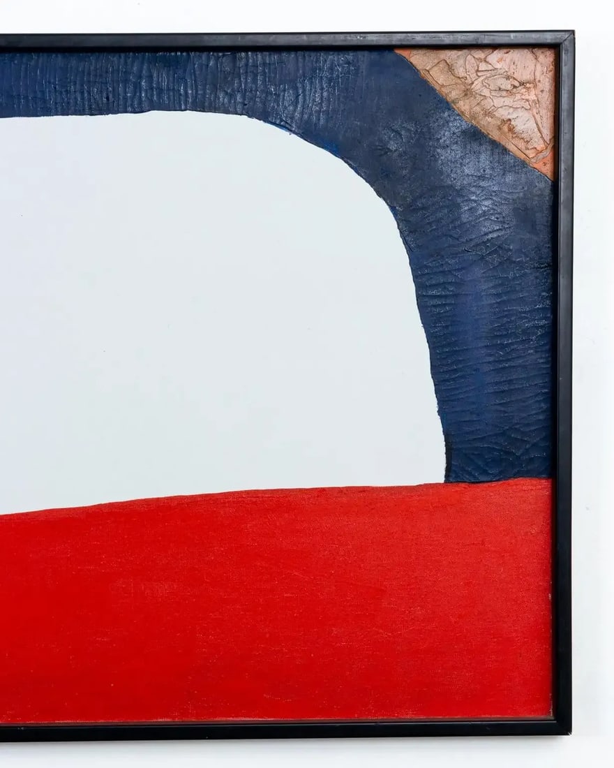 Vintage Color Field Oil on Canvas - 2