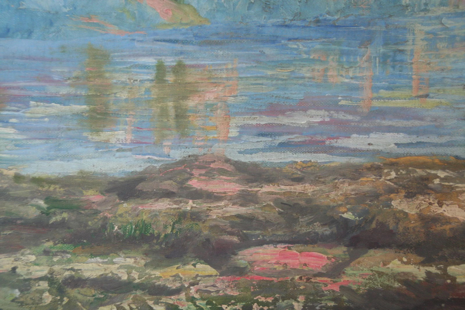 Italian Villa, Vintage Oil Painting - 6