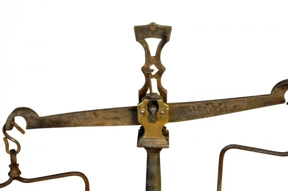 French 18th Century Iron and Brass "Balance/Scale" - 3