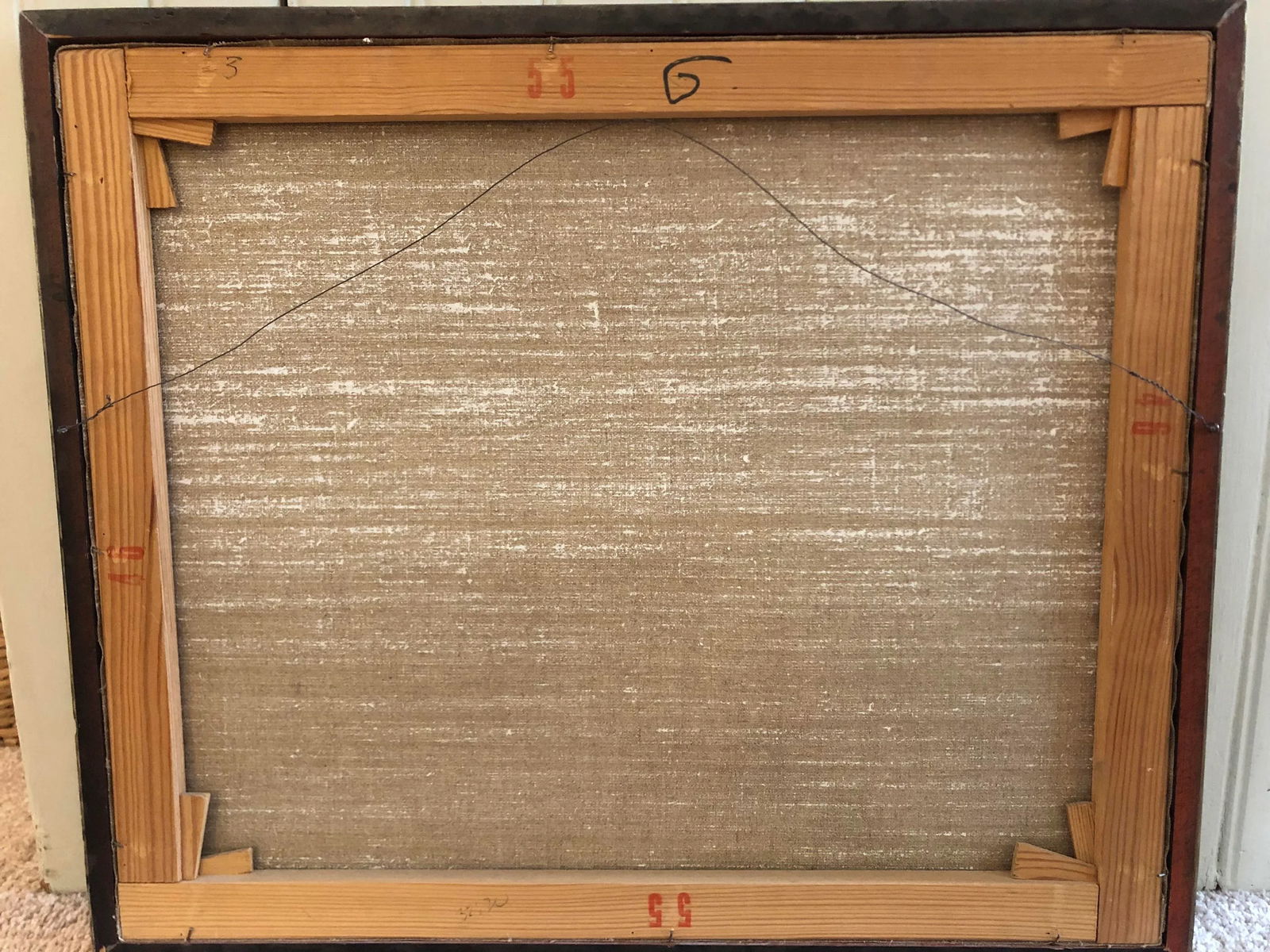 Mid 20th Century Vintage Swedish Coastal Painting - 8