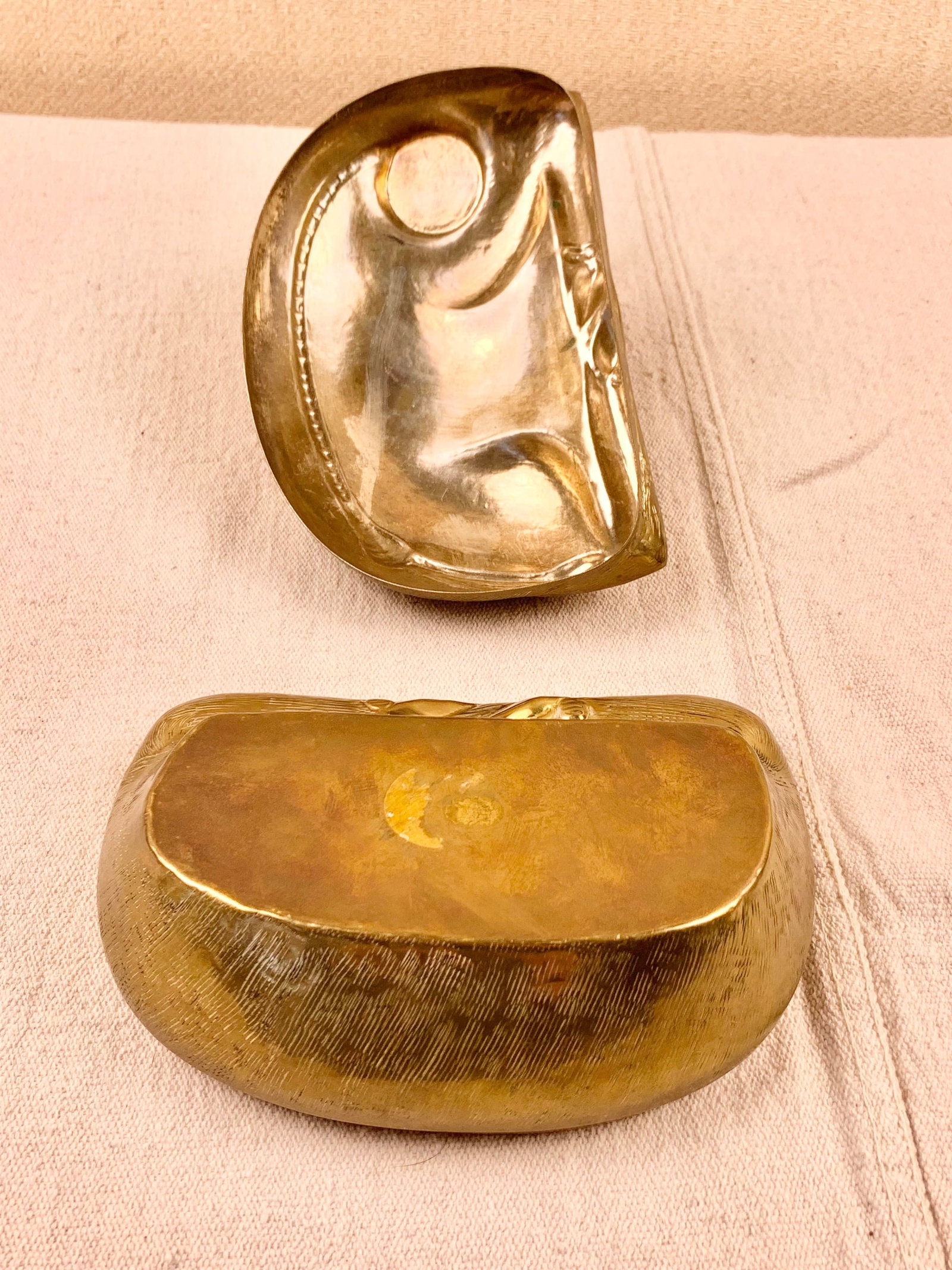 Vintage Brass Bull Repousse Box - 11