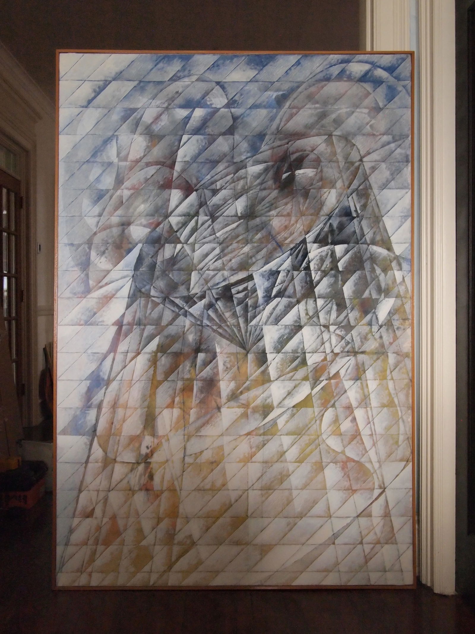 1985 Original Abstract Expressionist Shichiro Enjoji Abstract Expressionist Acrylic Painting on Canv - 13