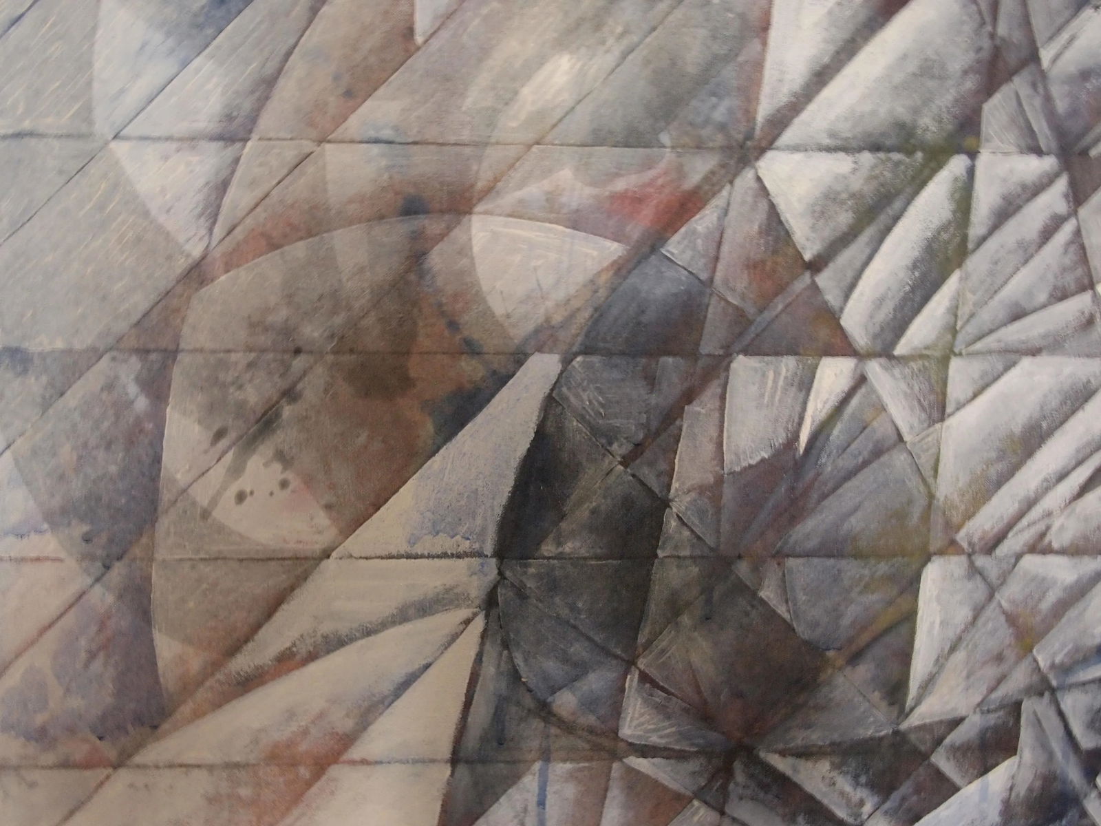 1985 Original Abstract Expressionist Shichiro Enjoji Abstract Expressionist Acrylic Painting on Canv - 6