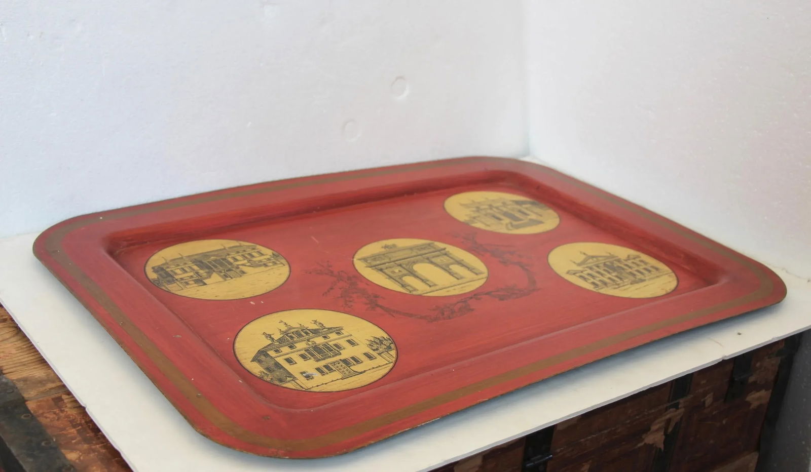 Mottahedeh Tole Architectural Tray - 3