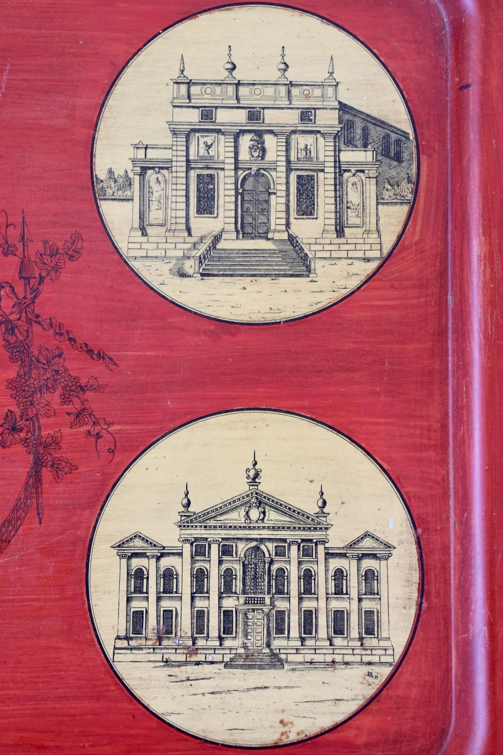 Mottahedeh Tole Architectural Tray - 5