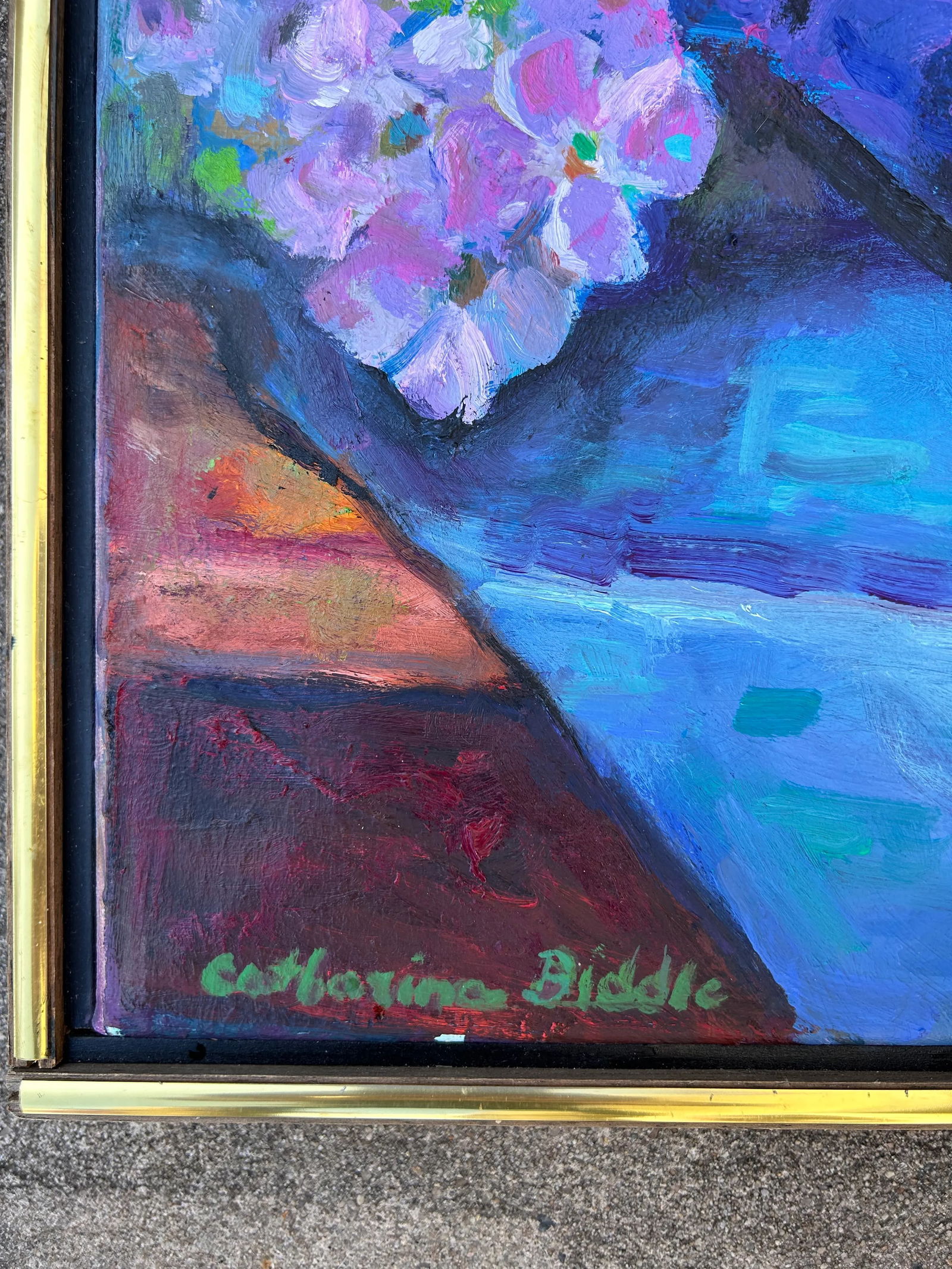 1980s Original Impressionist Still Life Oil Painting on Linen - 3
