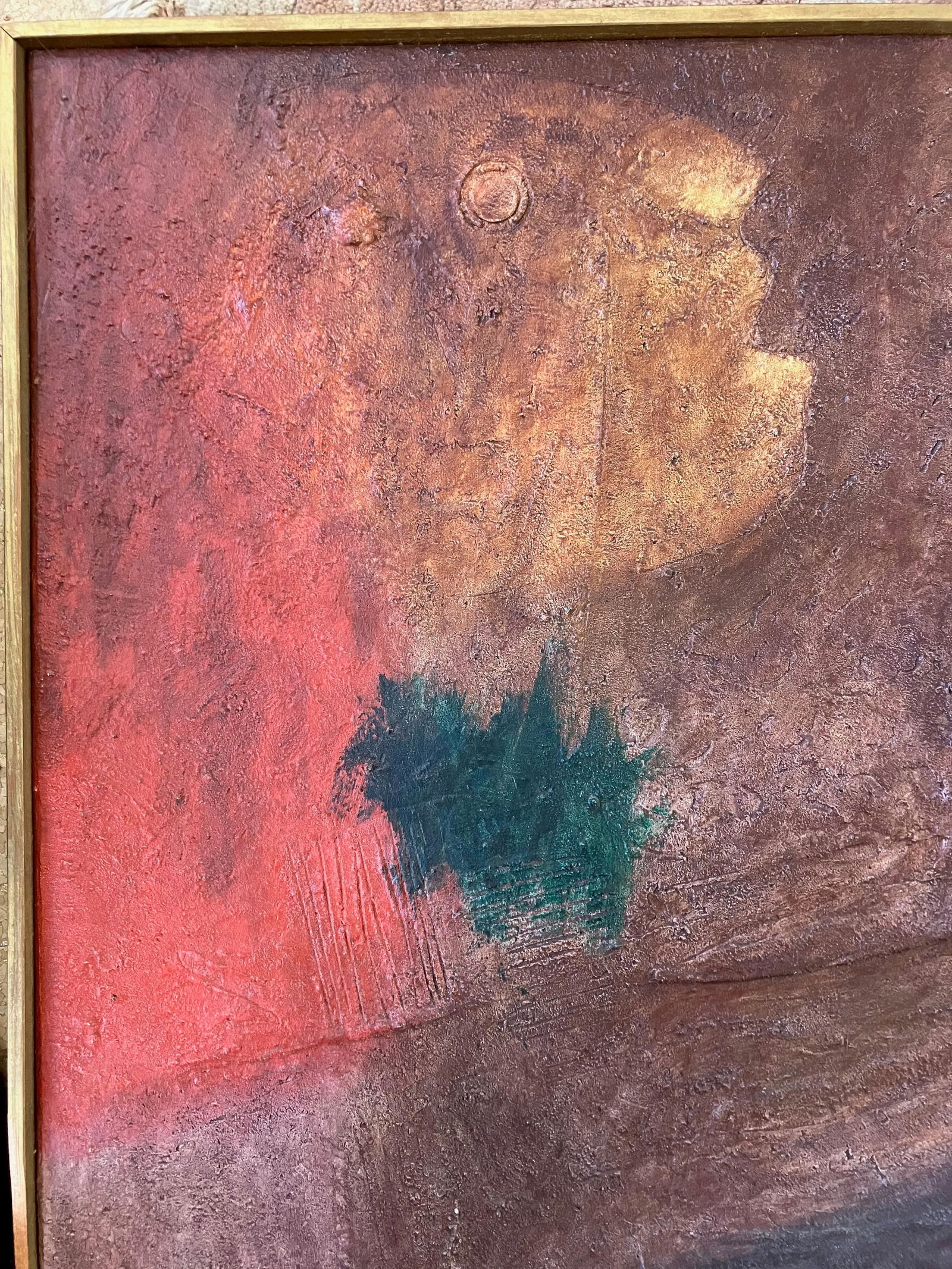 Astronomo Large Mexican Modernist Mixed Media Art by Ruben Poblano - 5